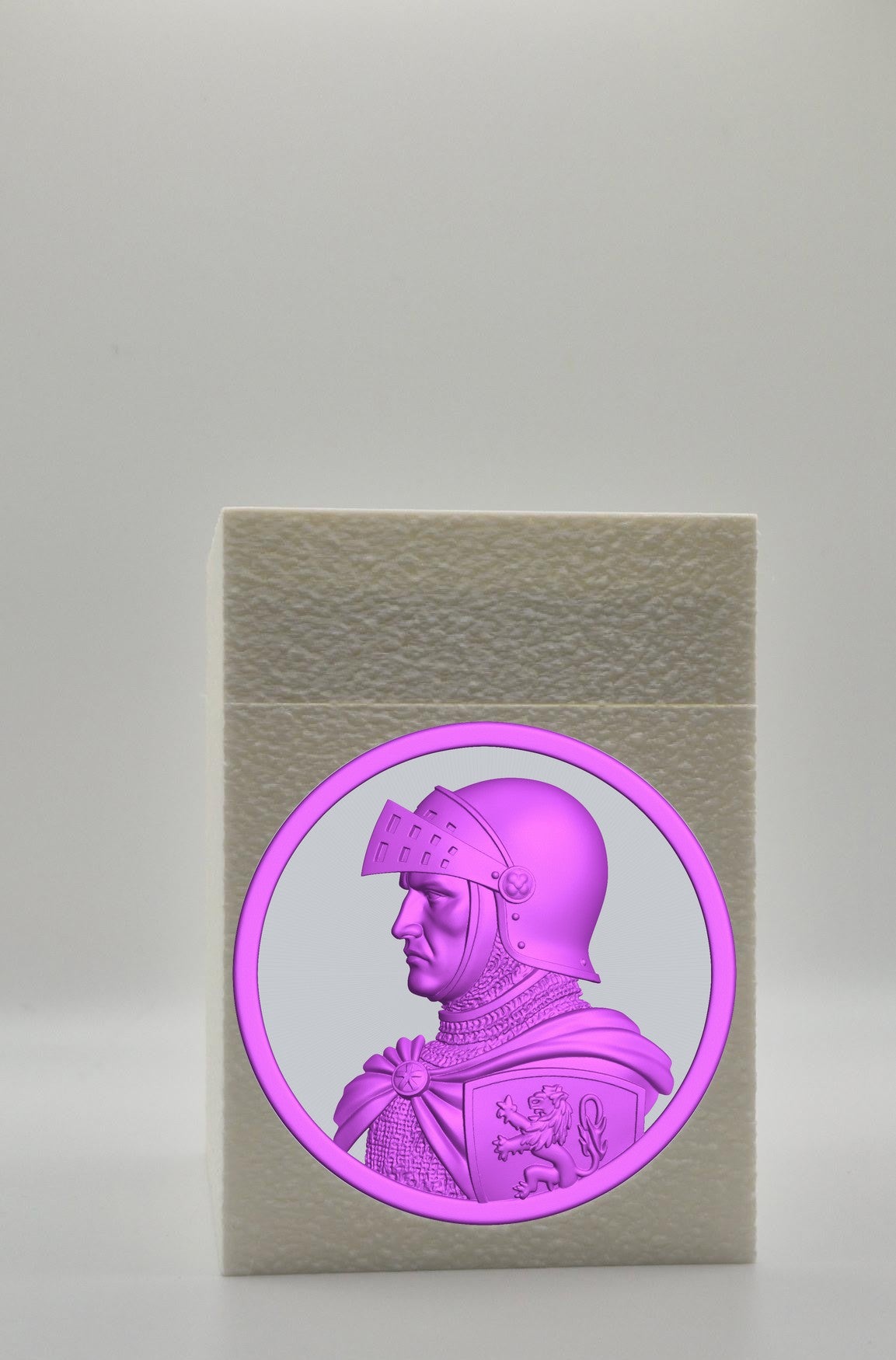 Knight Card Box — White