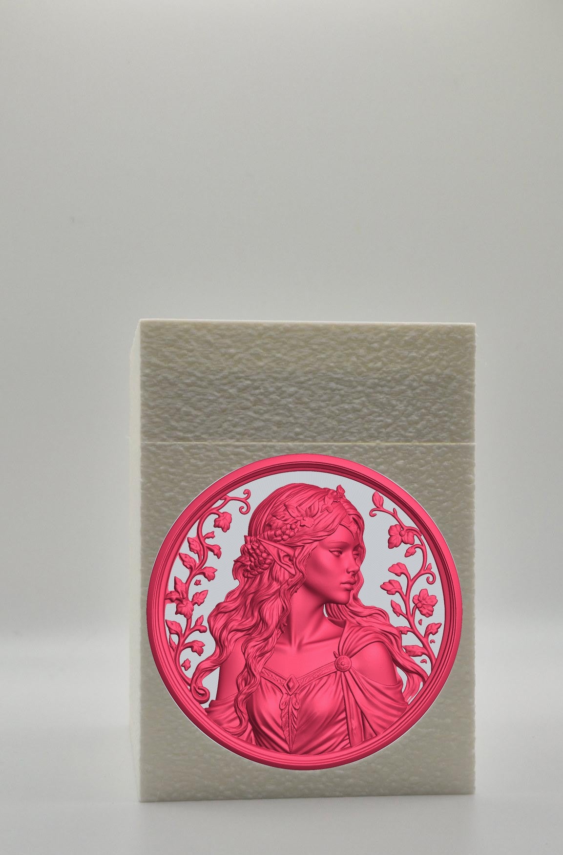 Elf Maiden Card Box — White