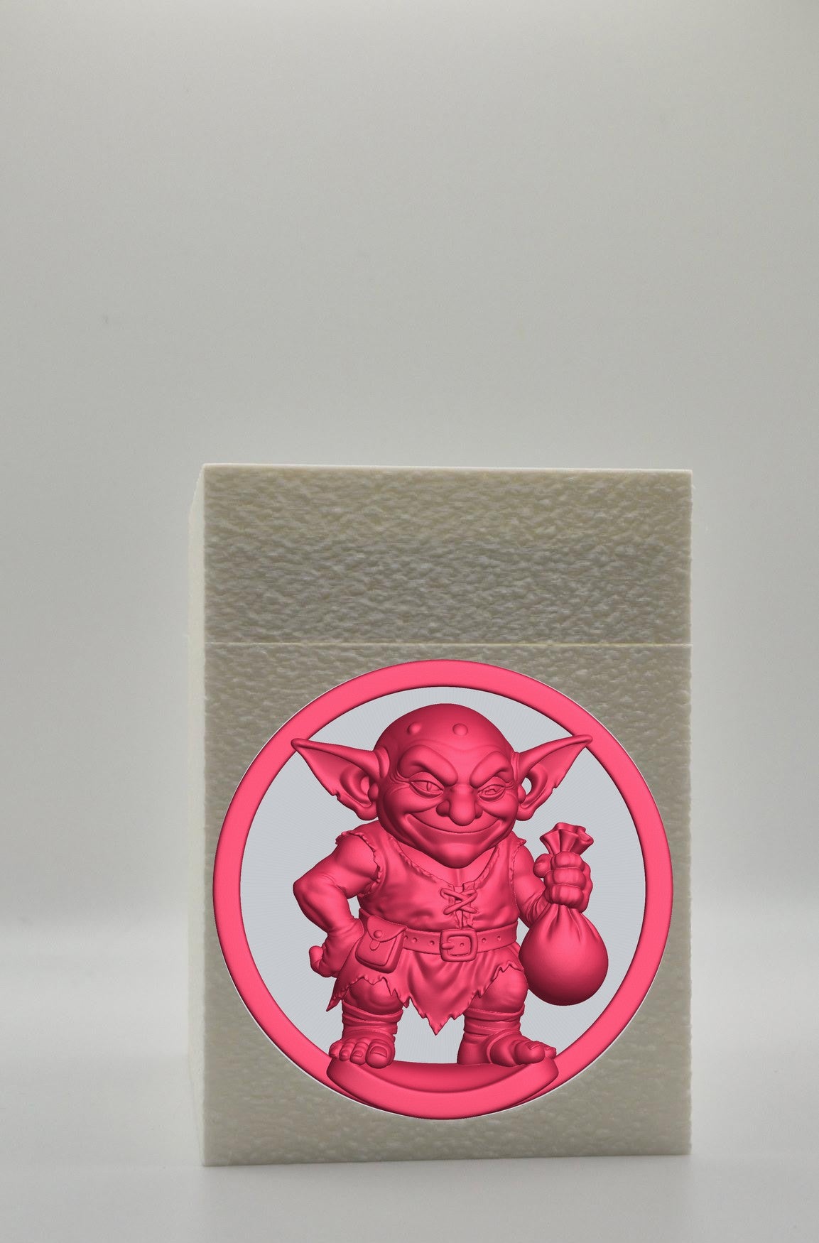 Greedy Goblin Card Box — White