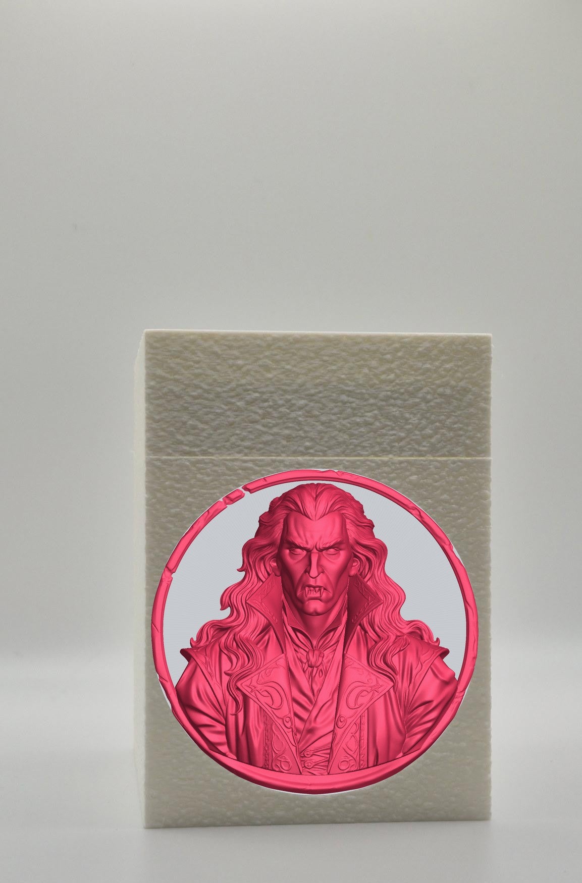 Gothic Vampire Card Box — White