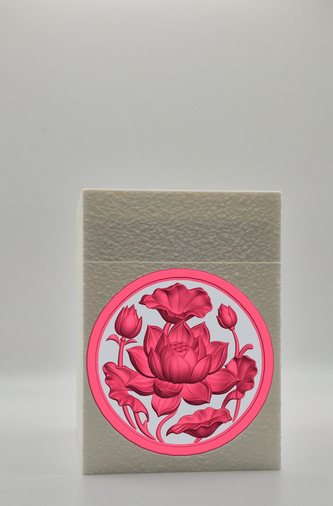 Lotus Card Box — White