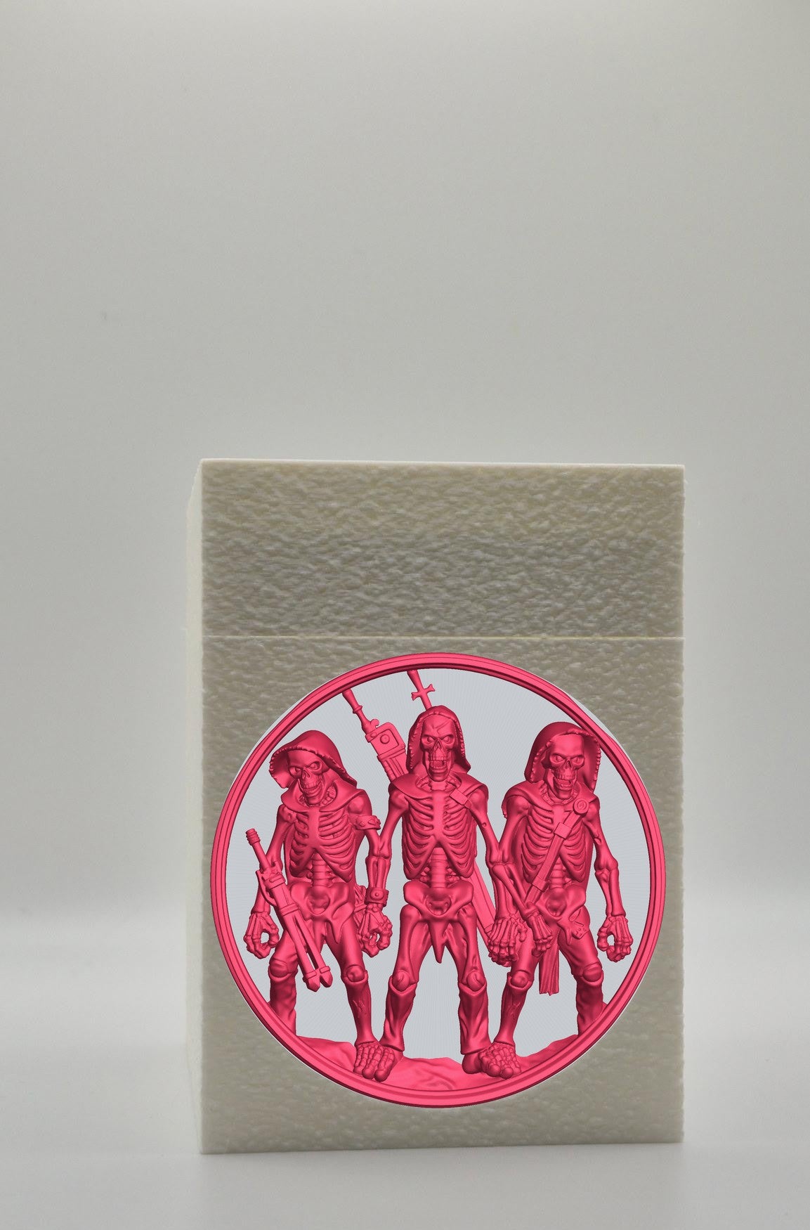 Skeleton Army Card Box — White