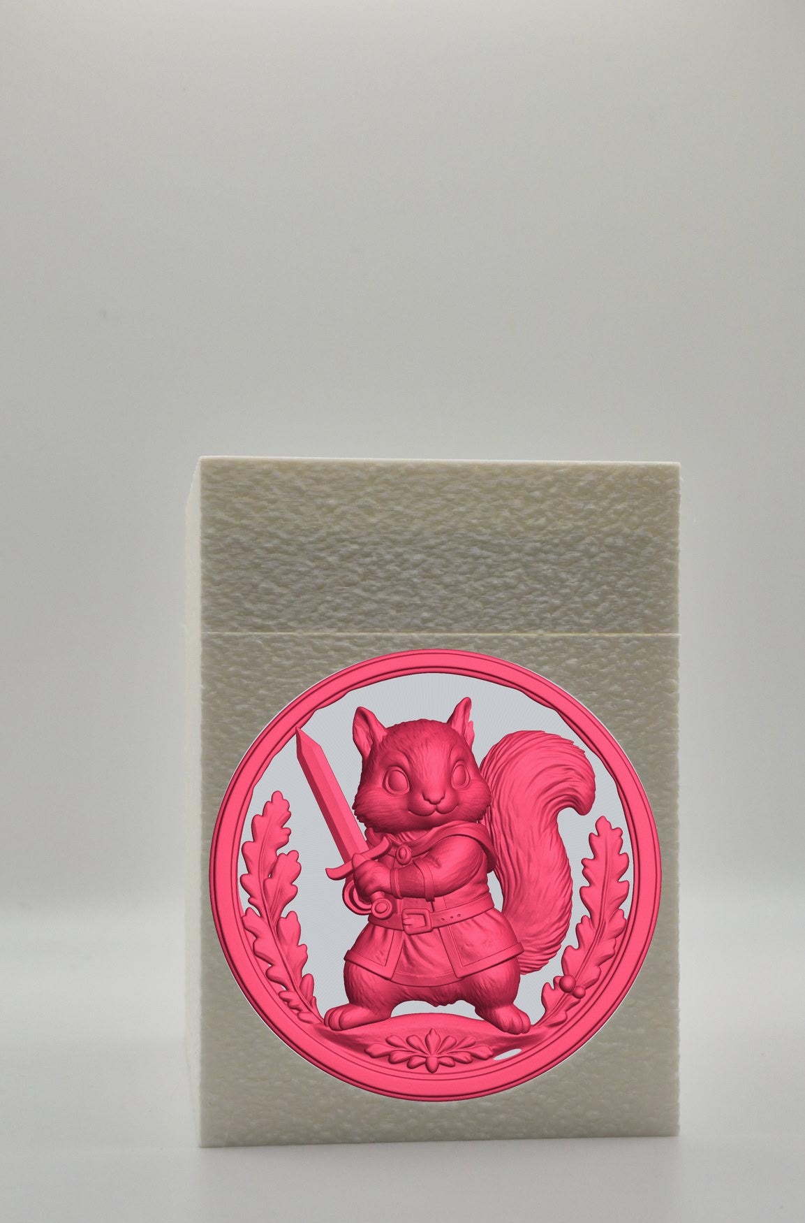 Squirrel Card Box — White