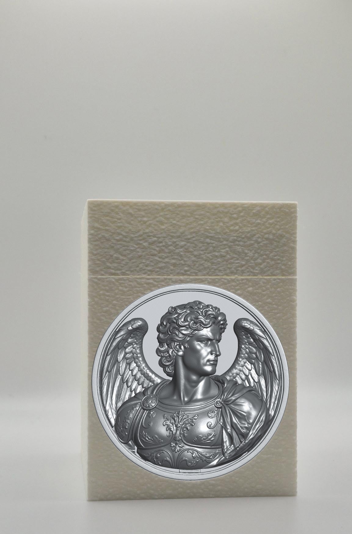 Angel Card Box — White