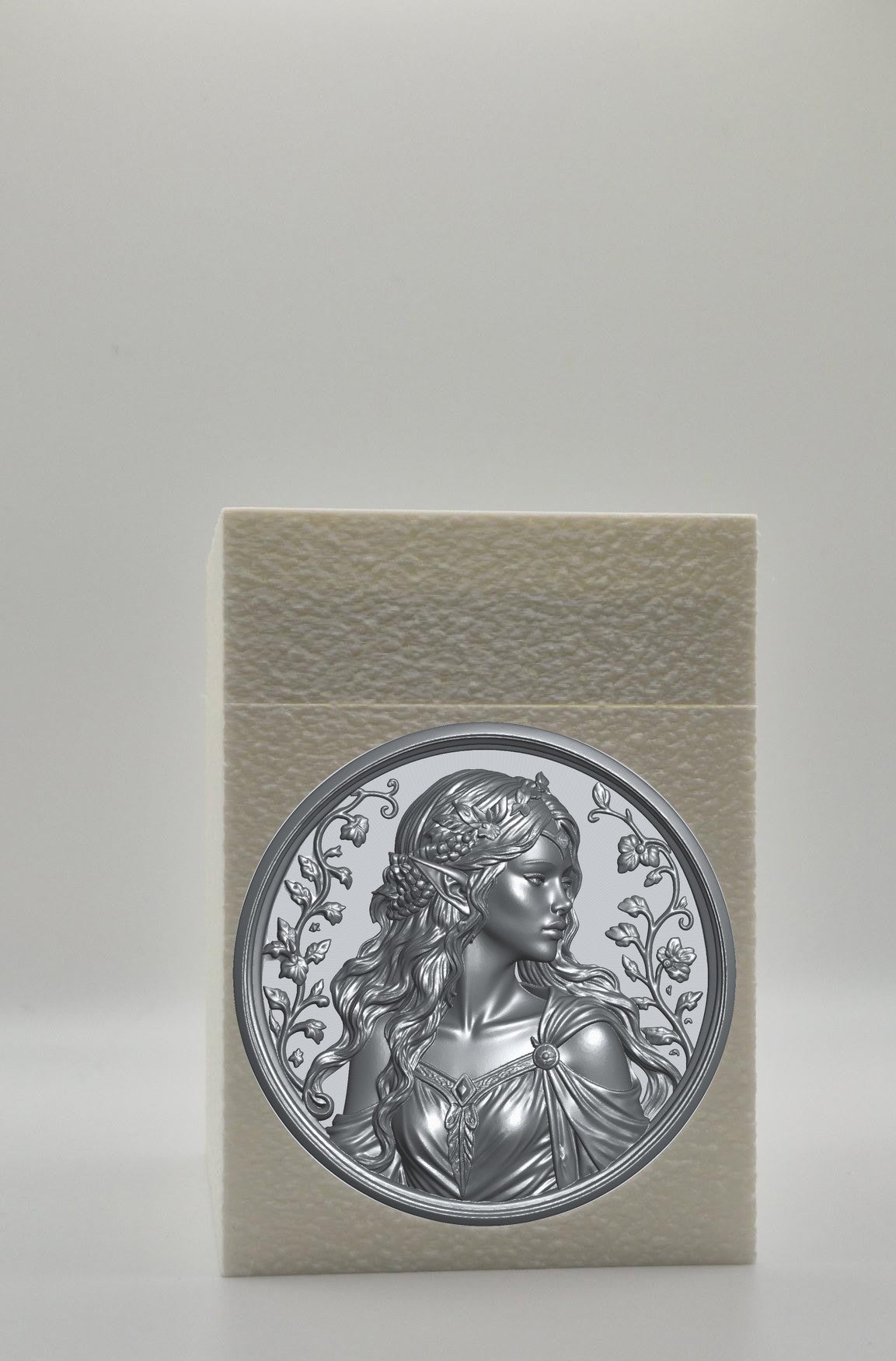 Elf Maiden Card Box — White