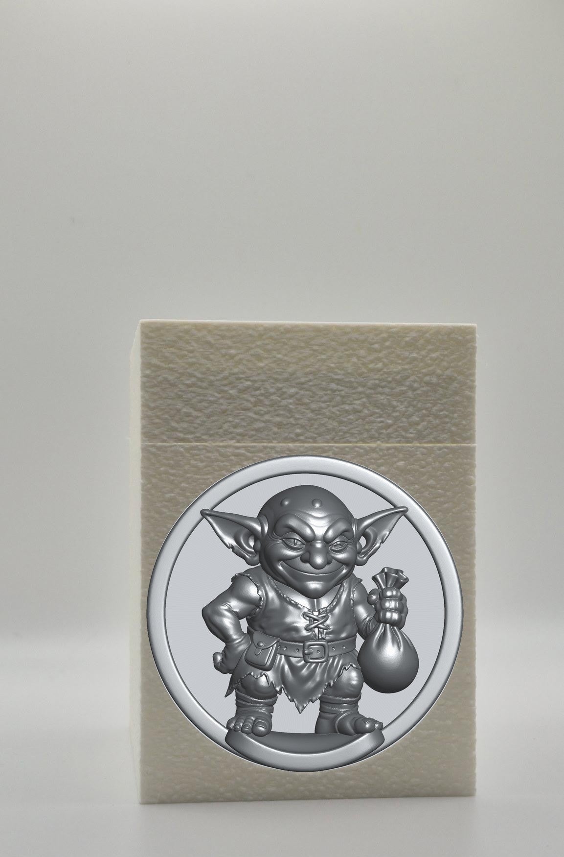 Greedy Goblin Card Box — White