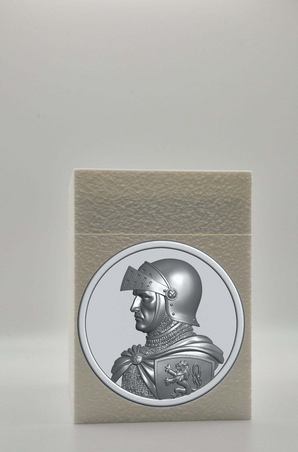 Knight Card Box — White