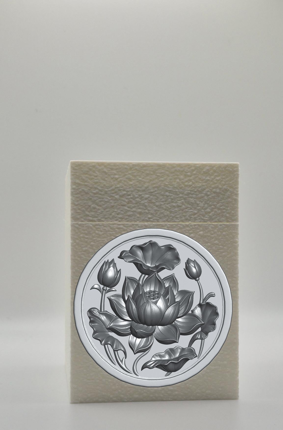Lotus Card Box — White