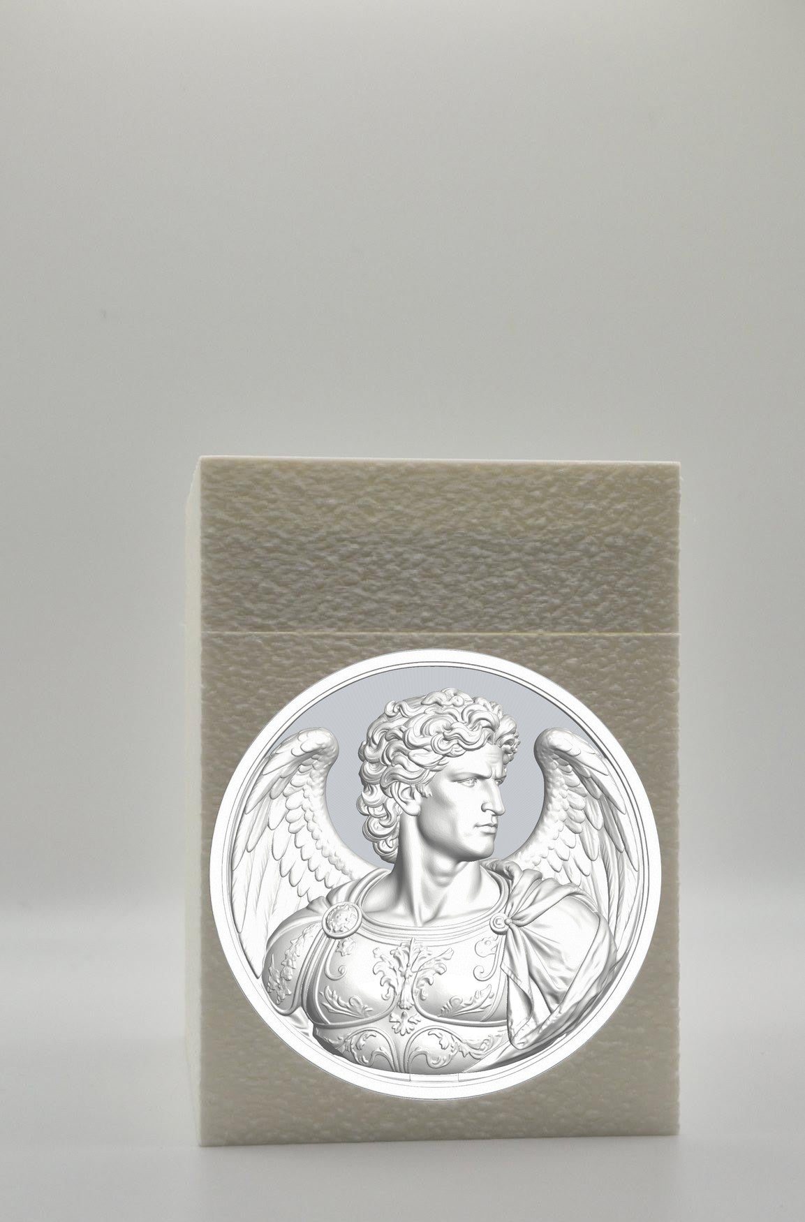 Angel Card Box — White