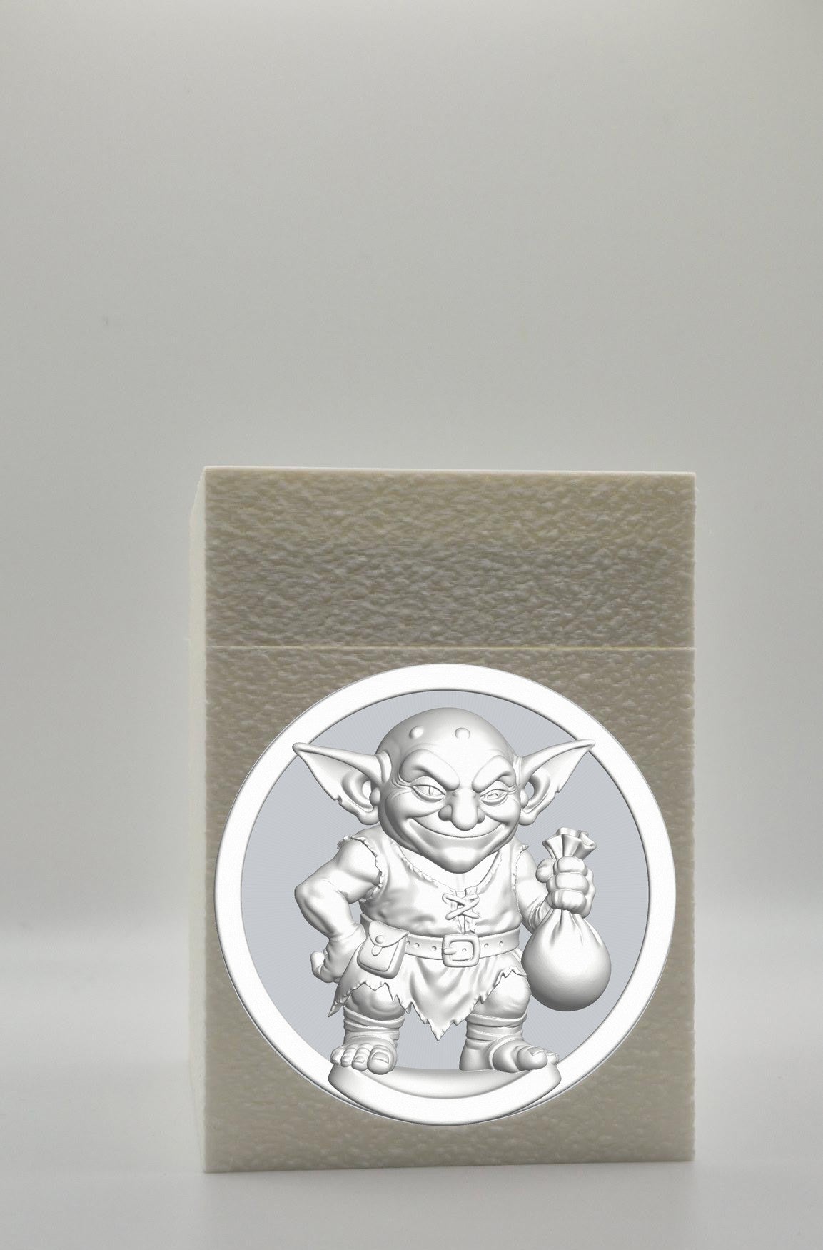 Greedy Goblin Card Box — White