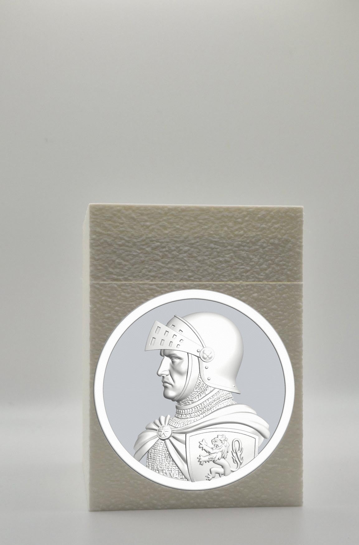 Knight Card Box — White