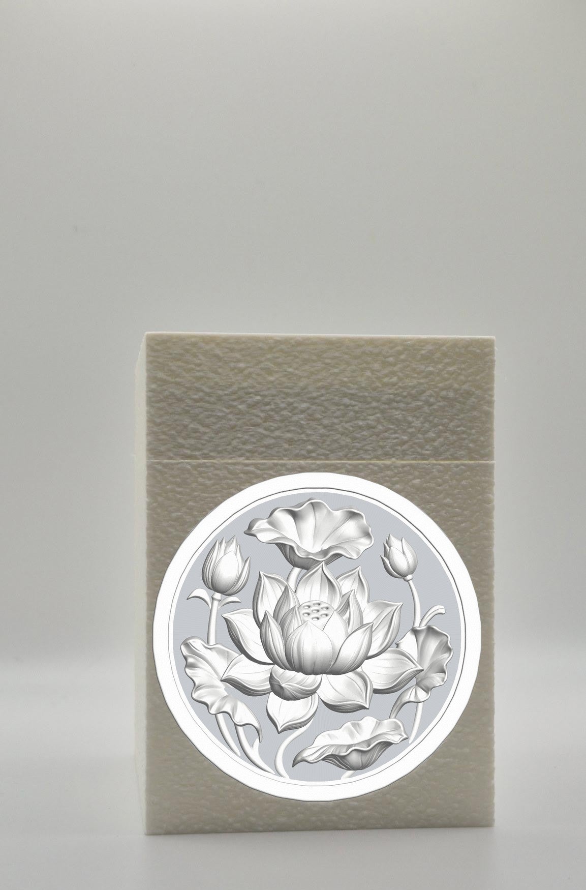 Lotus Card Box — White