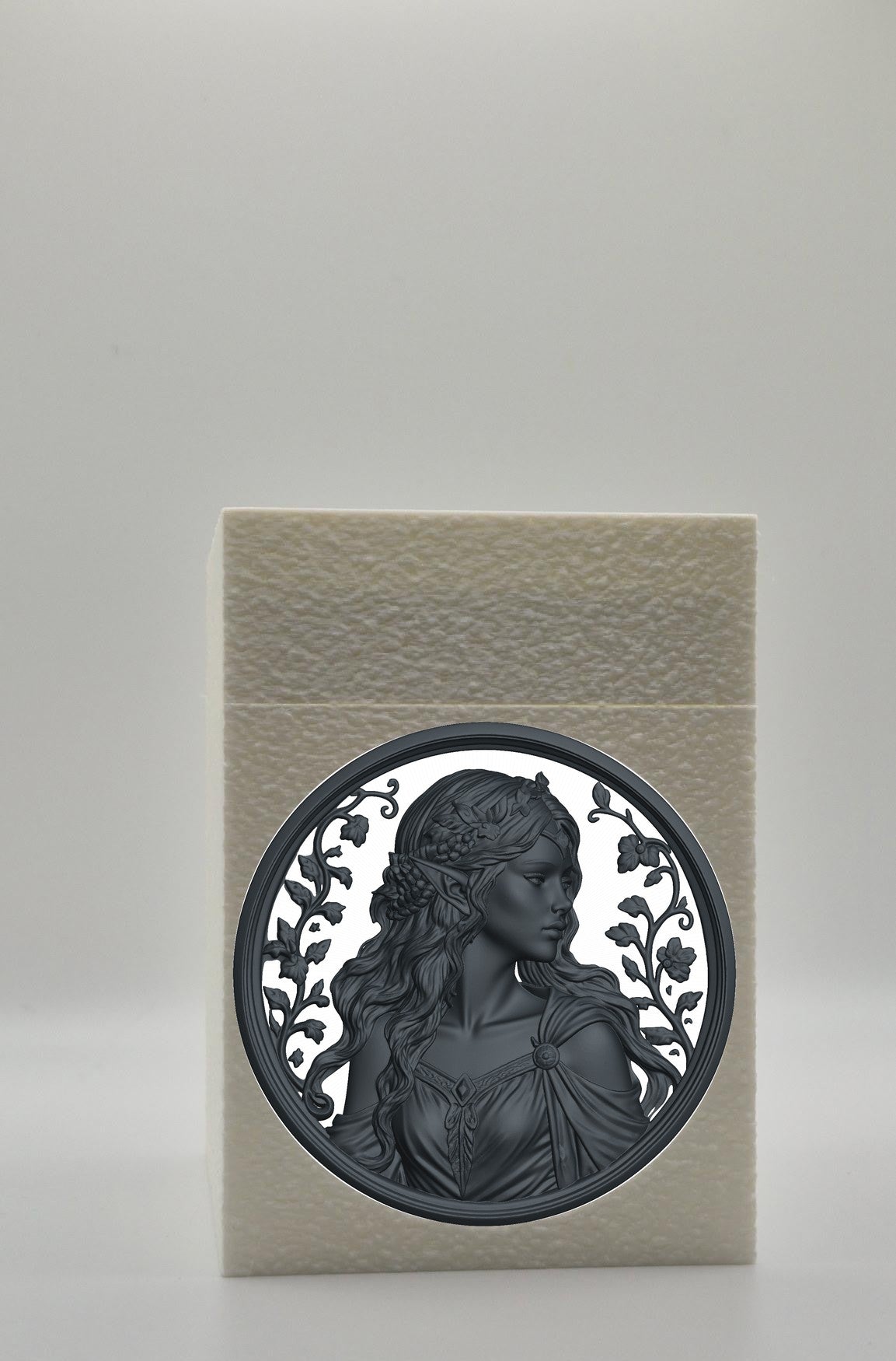 Elf Maiden Card Box — White