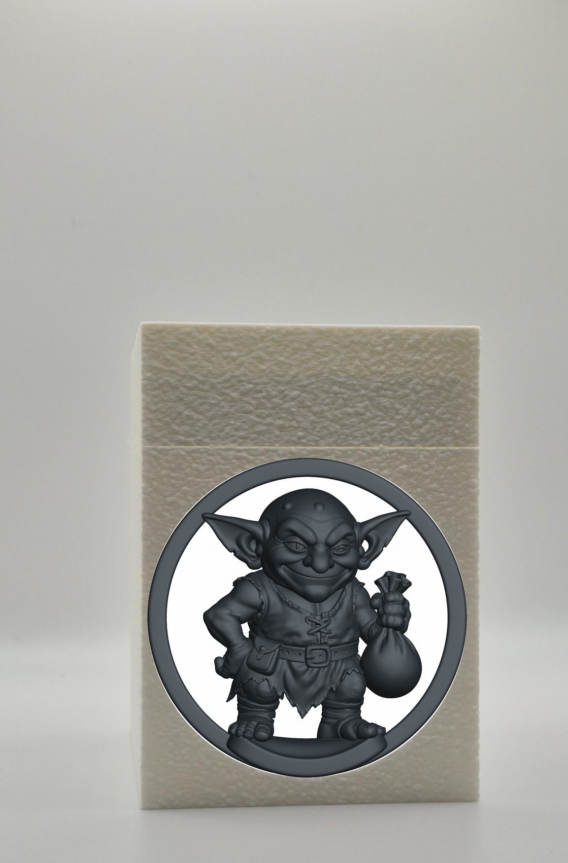 Greedy Goblin Card Box — White