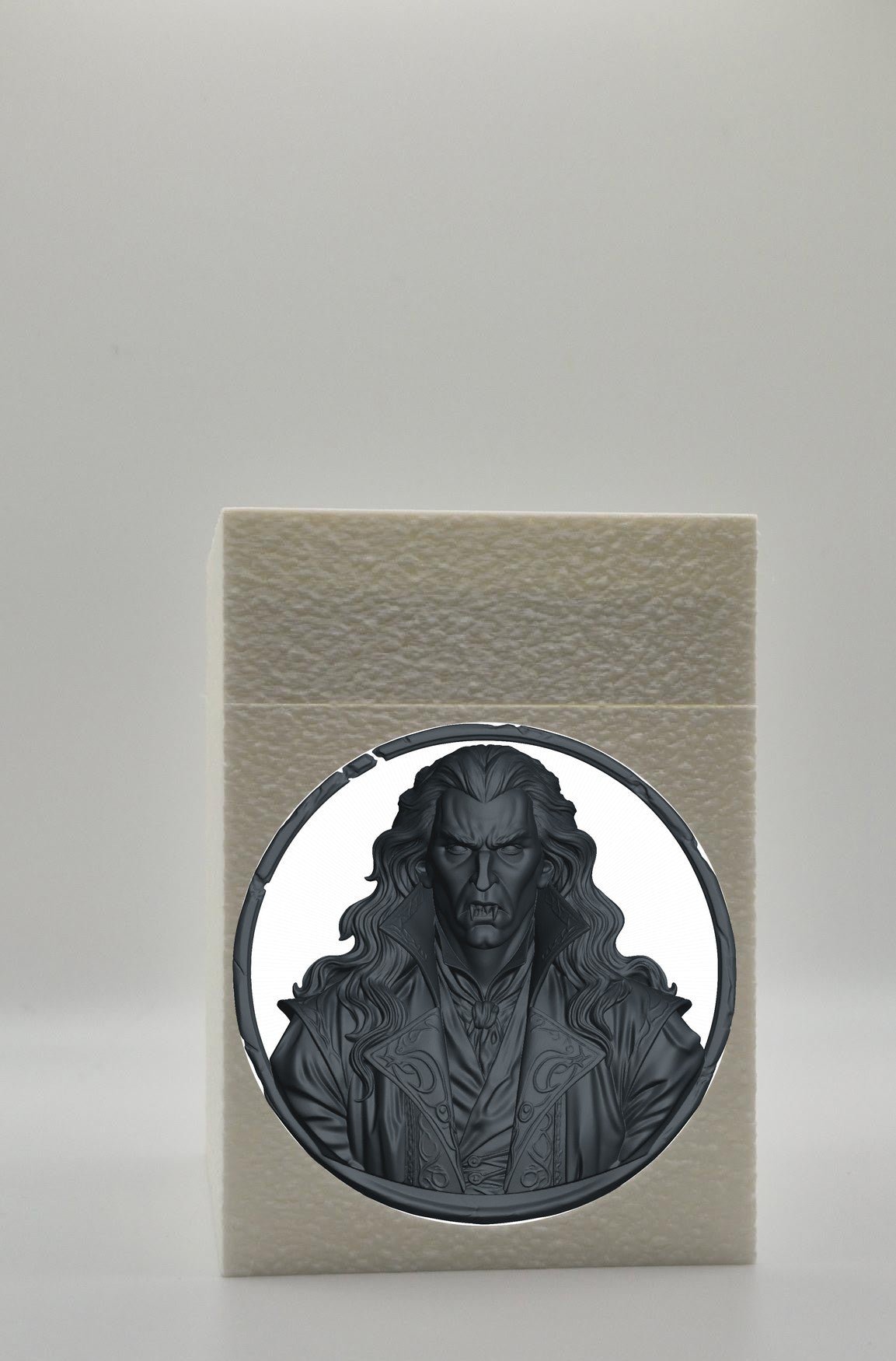 Gothic Vampire Card Box — White