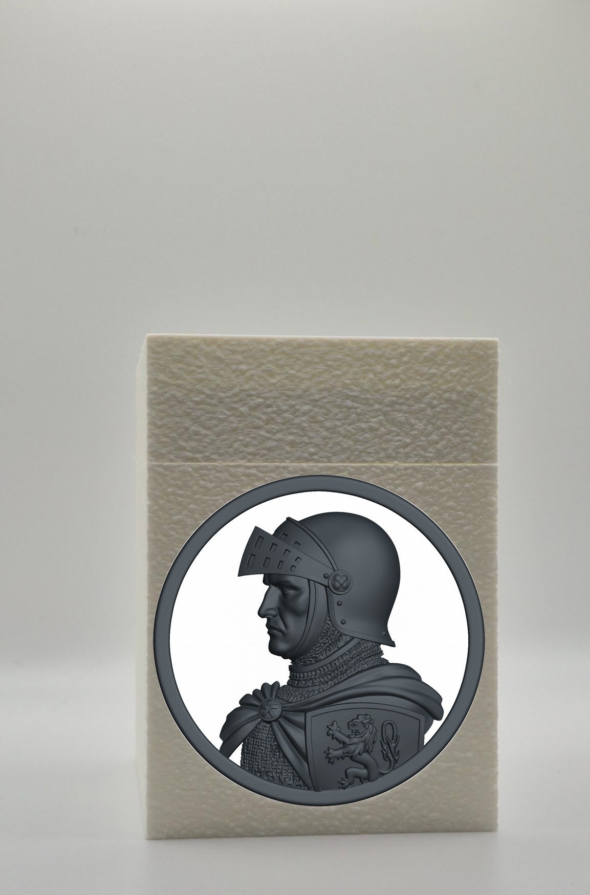 Knight Card Box — White