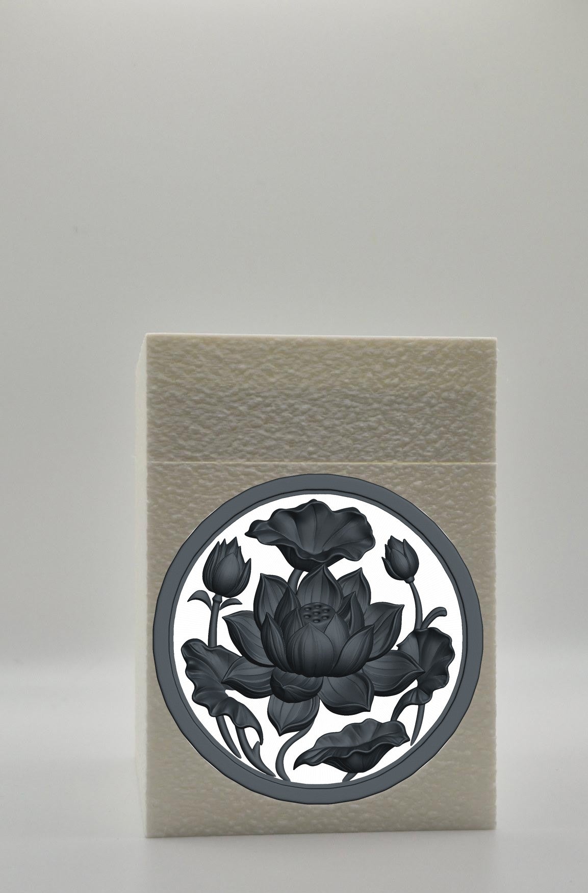 Lotus Card Box — White