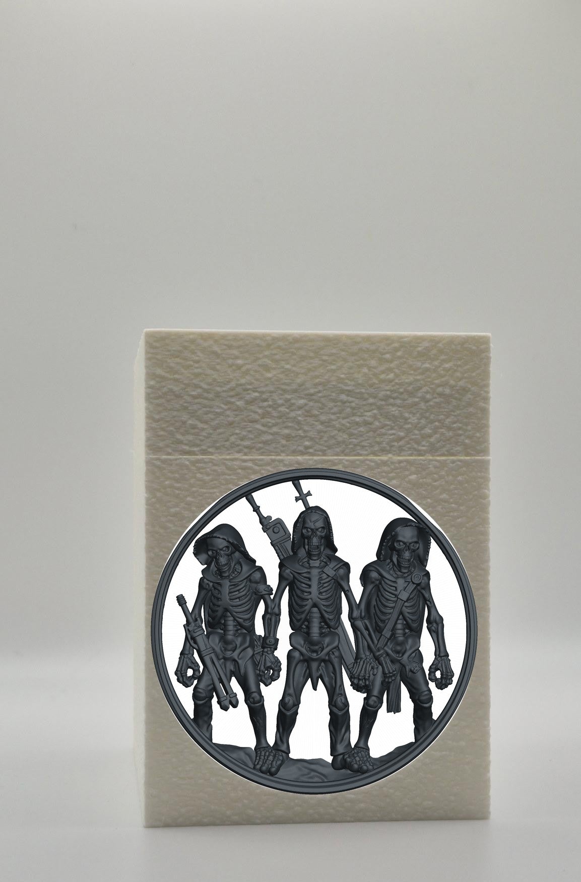 Skeleton Army Card Box — White