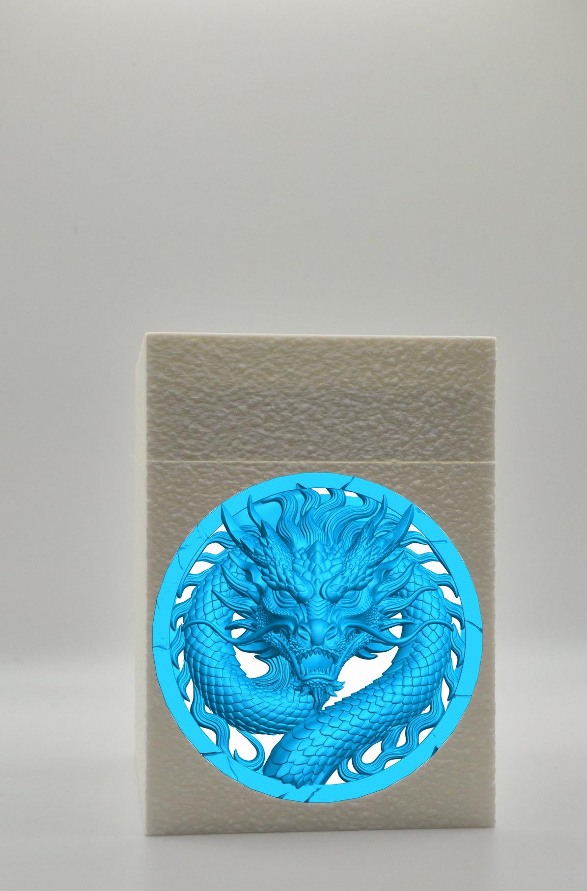 Dragon Card Box — White