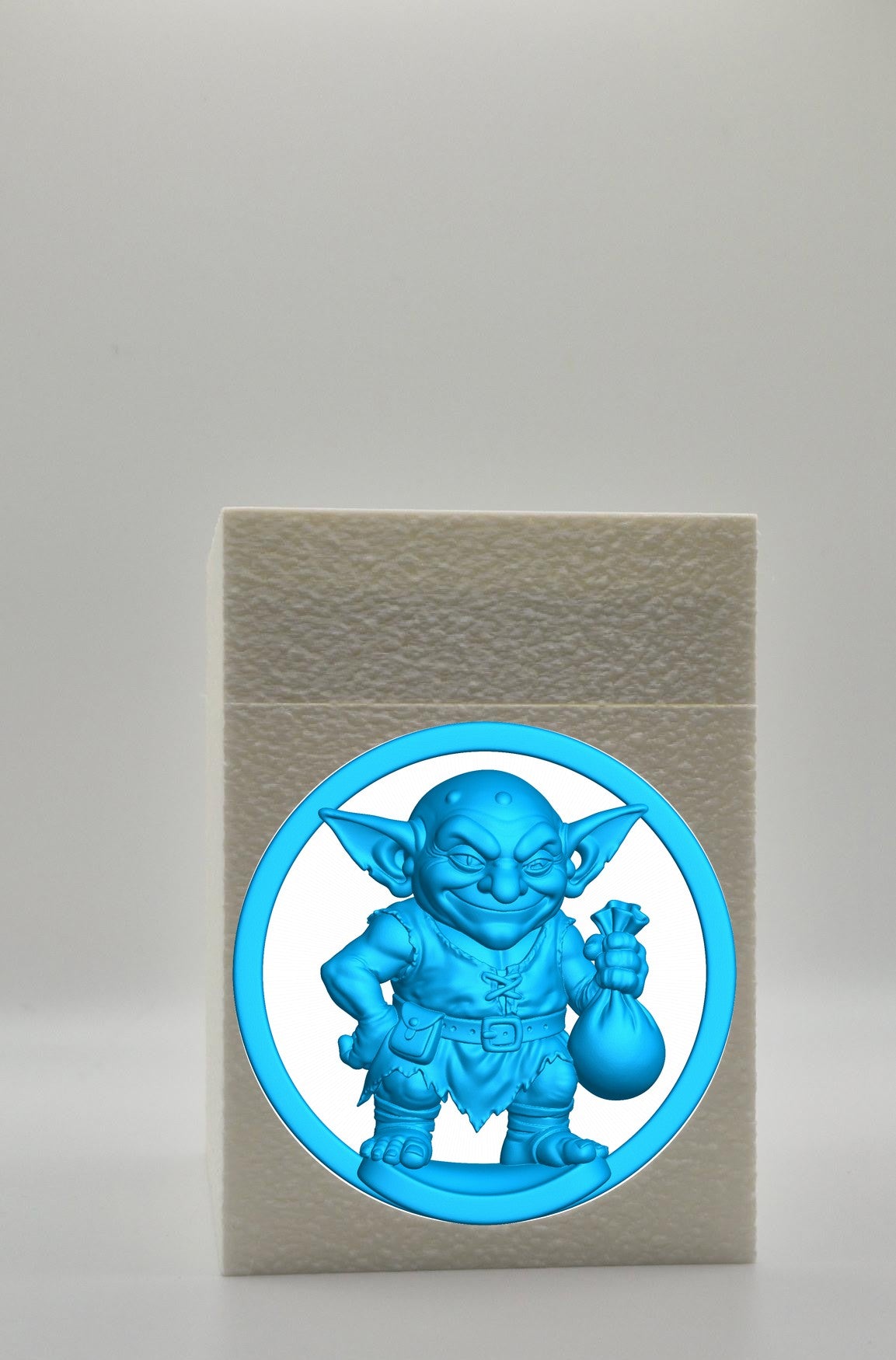 Greedy Goblin Card Box — White