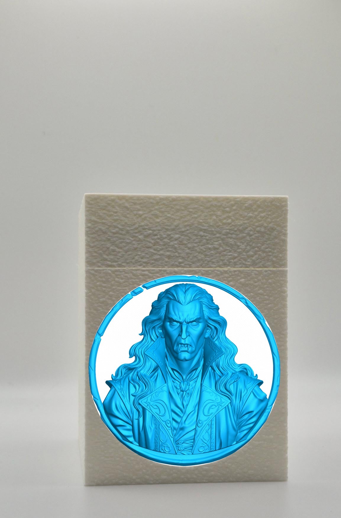 Gothic Vampire Card Box — White