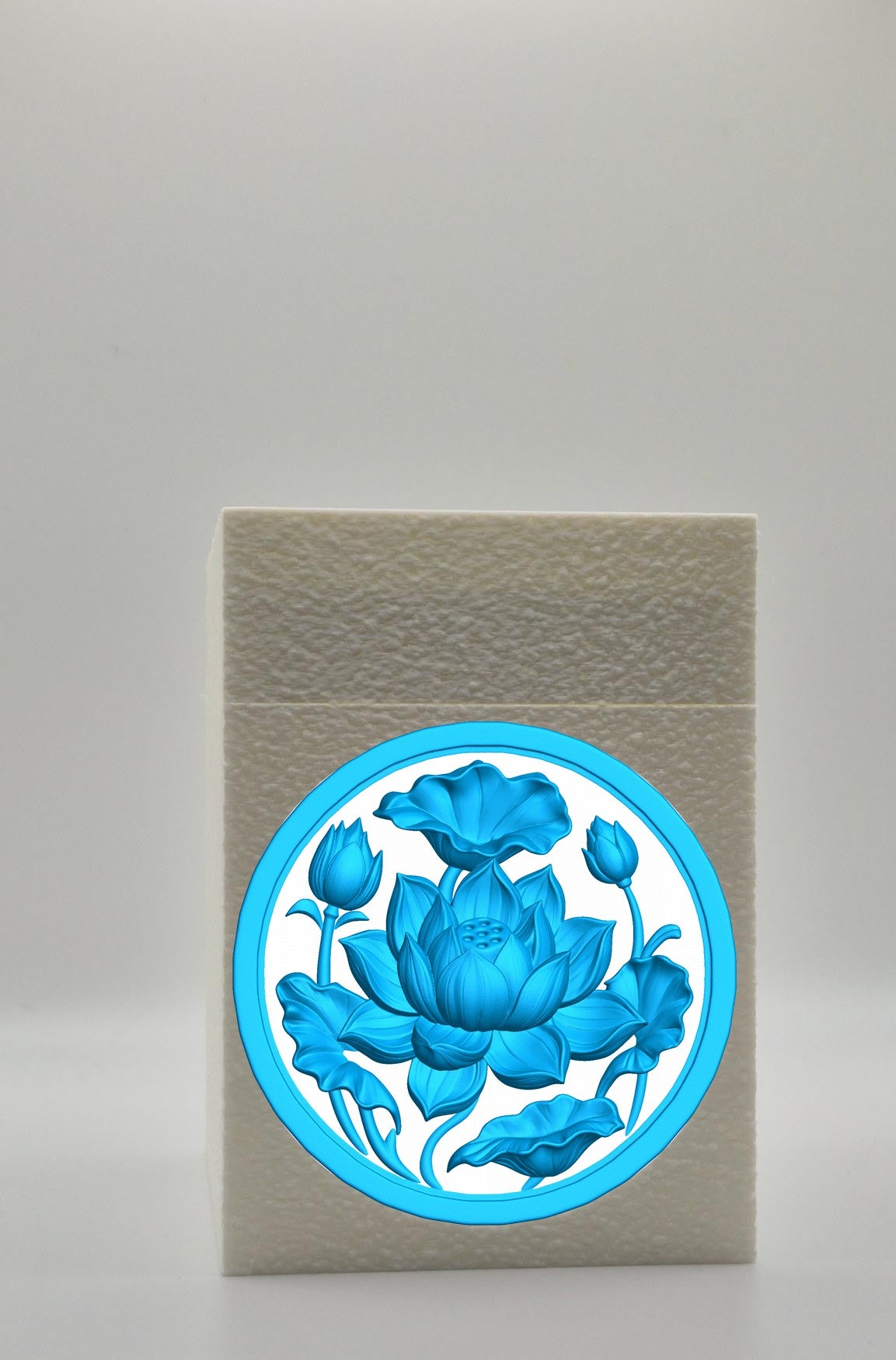 Lotus Card Box — White
