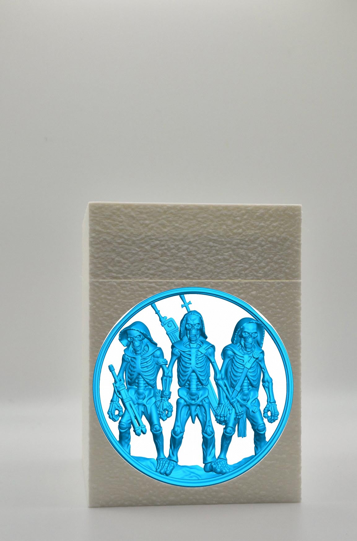 Skeleton Army Card Box — White