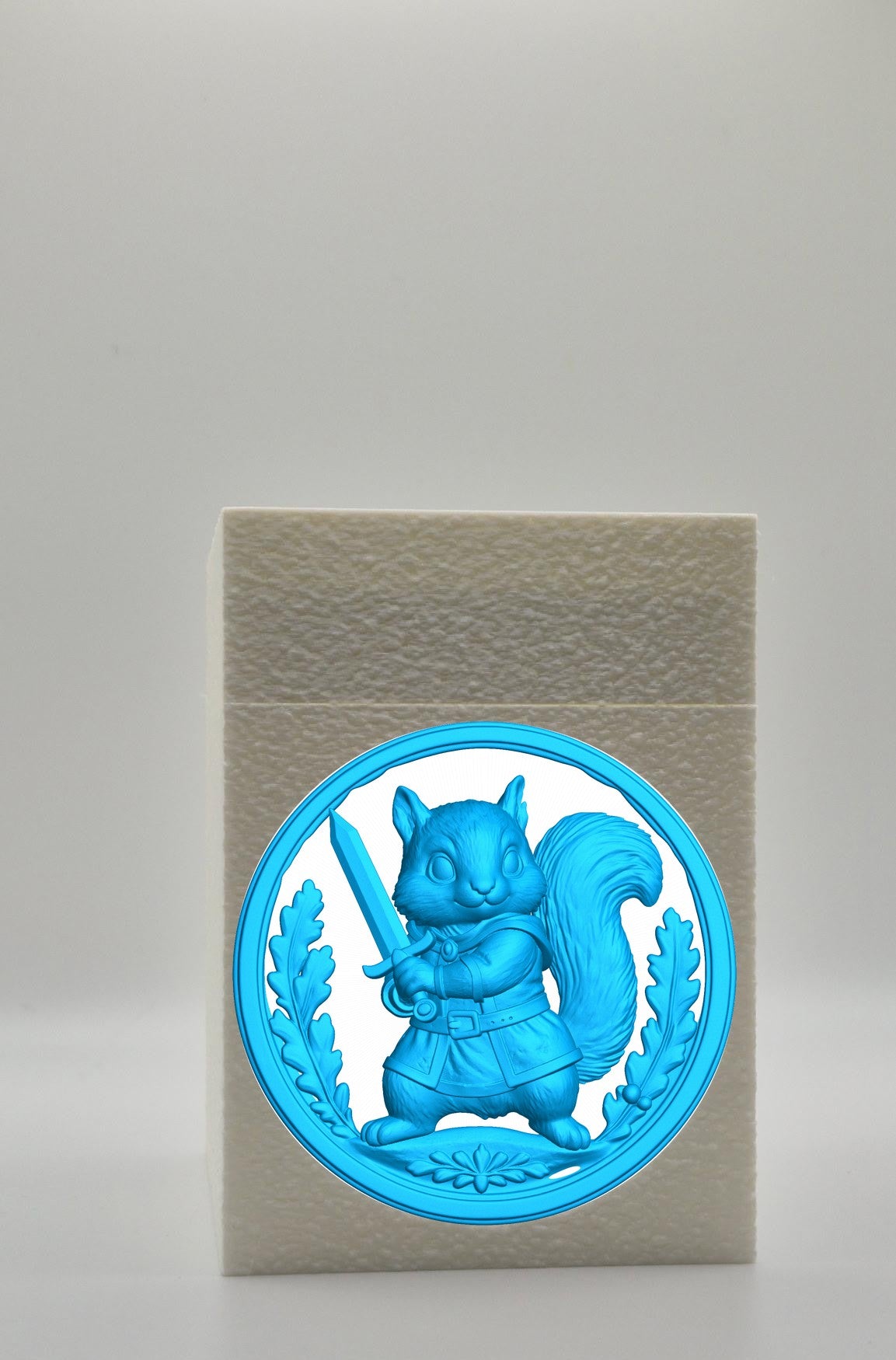 Squirrel Card Box — White