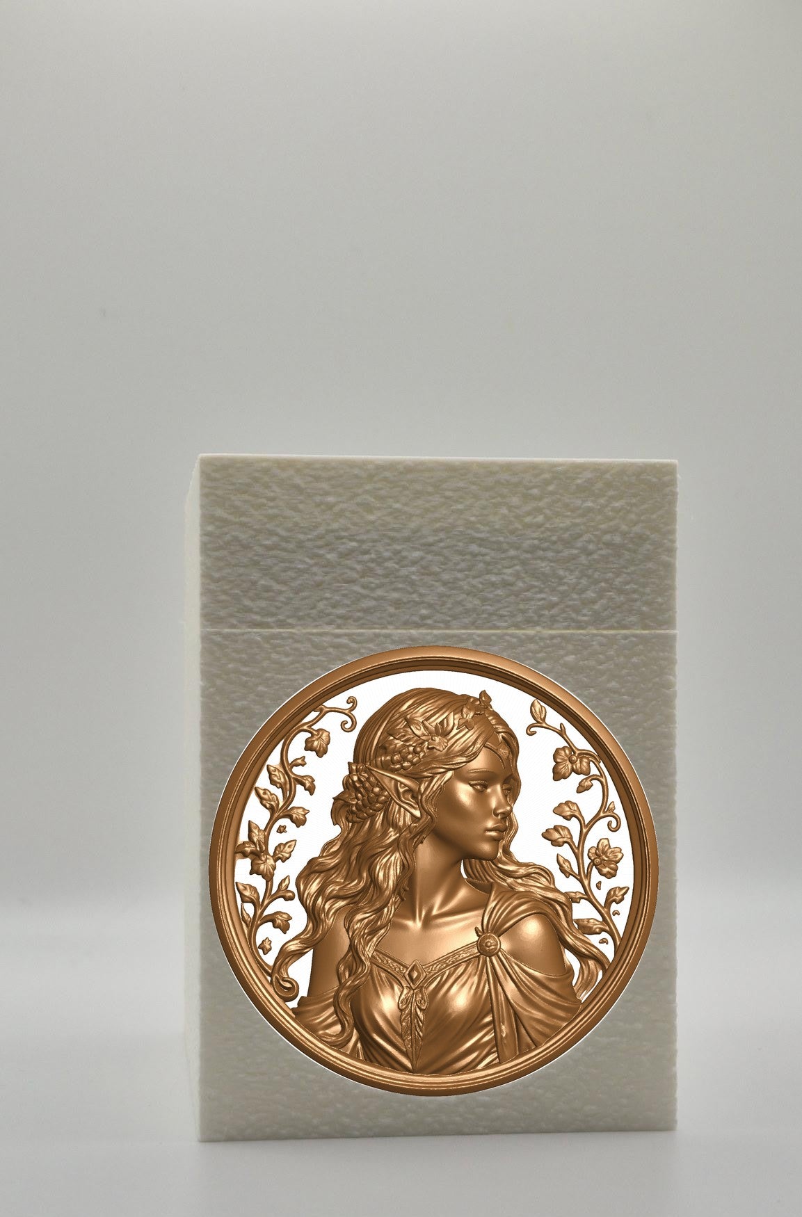 Elf Maiden Card Box — White