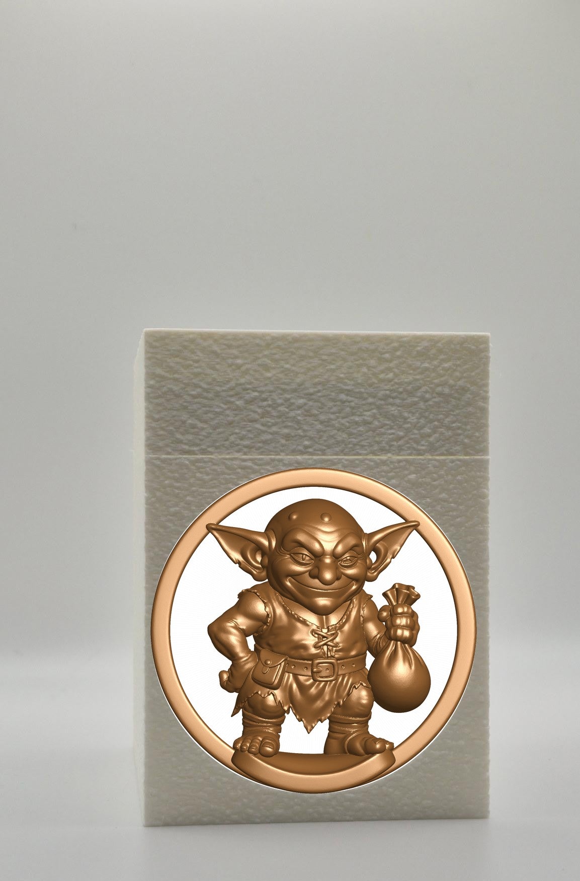 Greedy Goblin Card Box — White