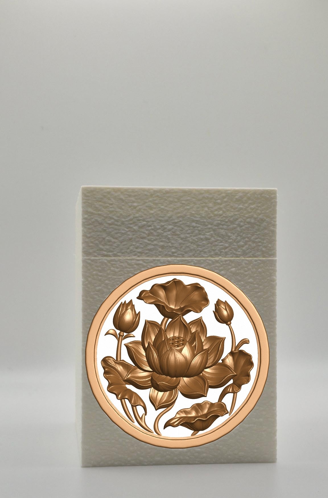 Lotus Card Box — White