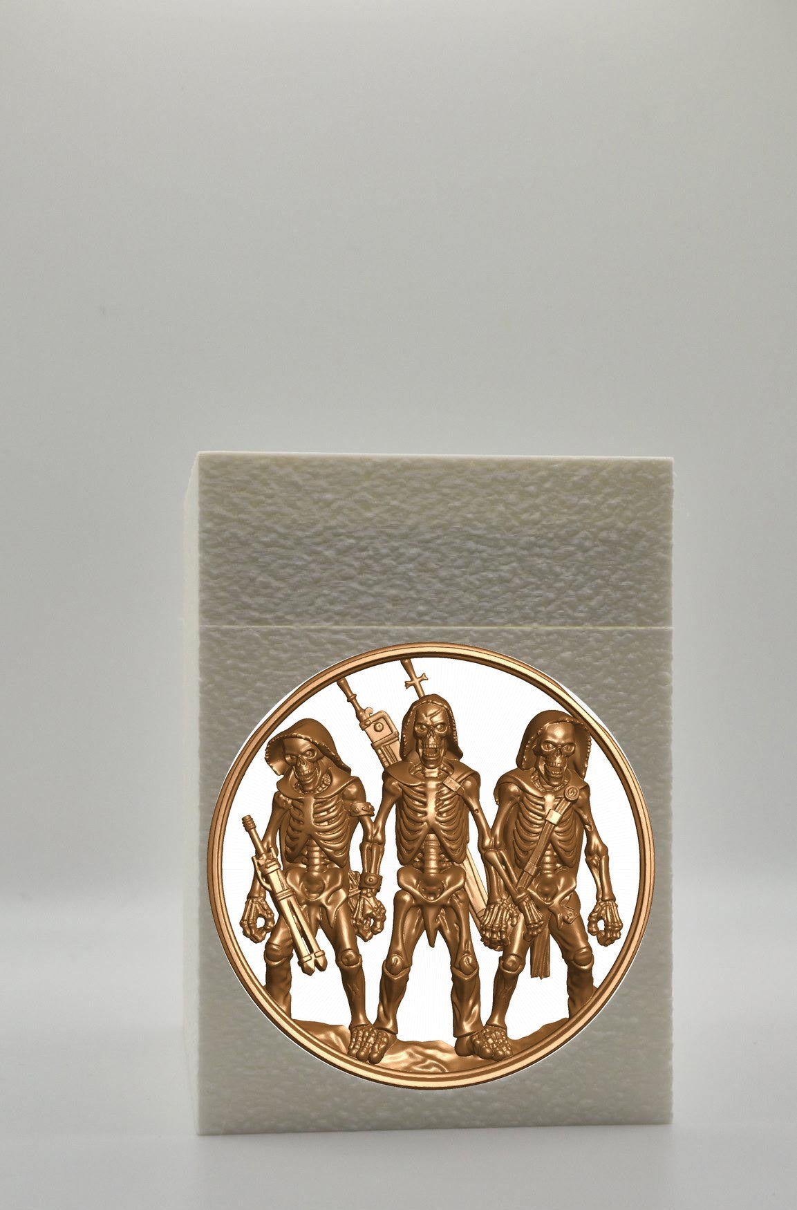 Skeleton Army Card Box — White