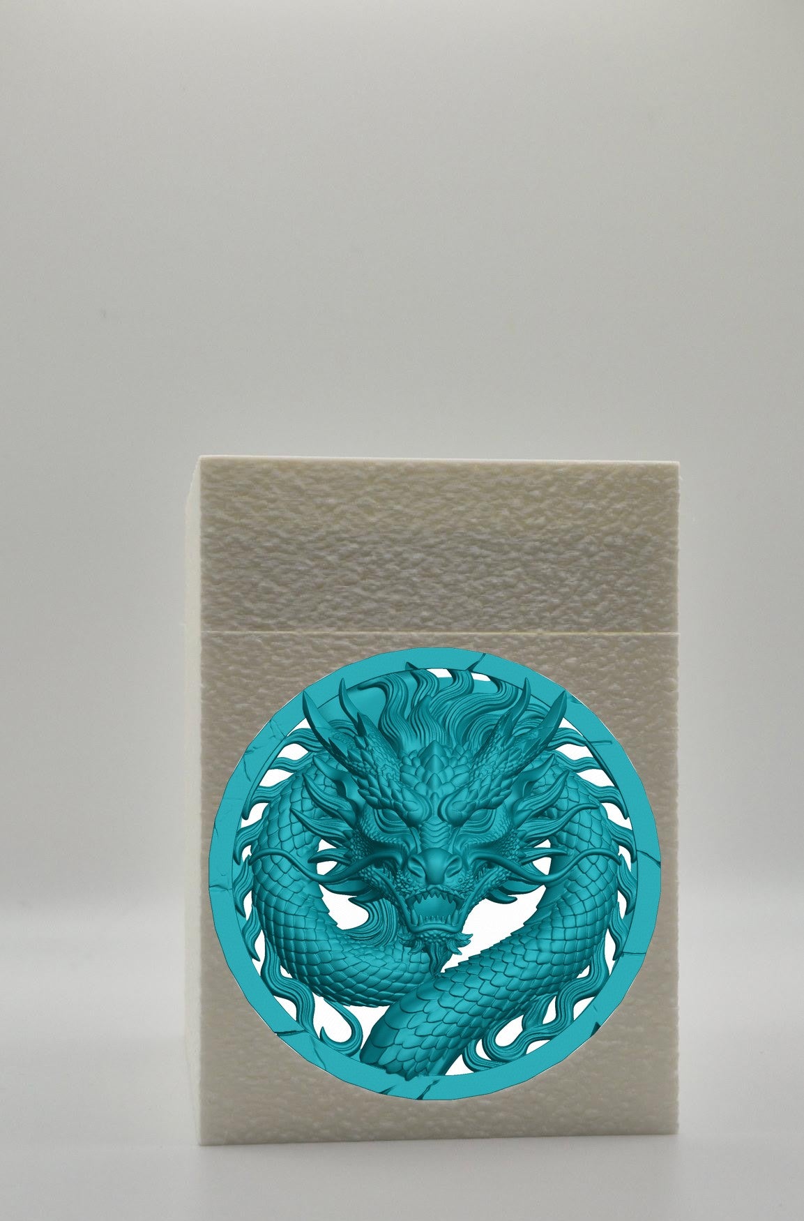 Dragon Card Box — White
