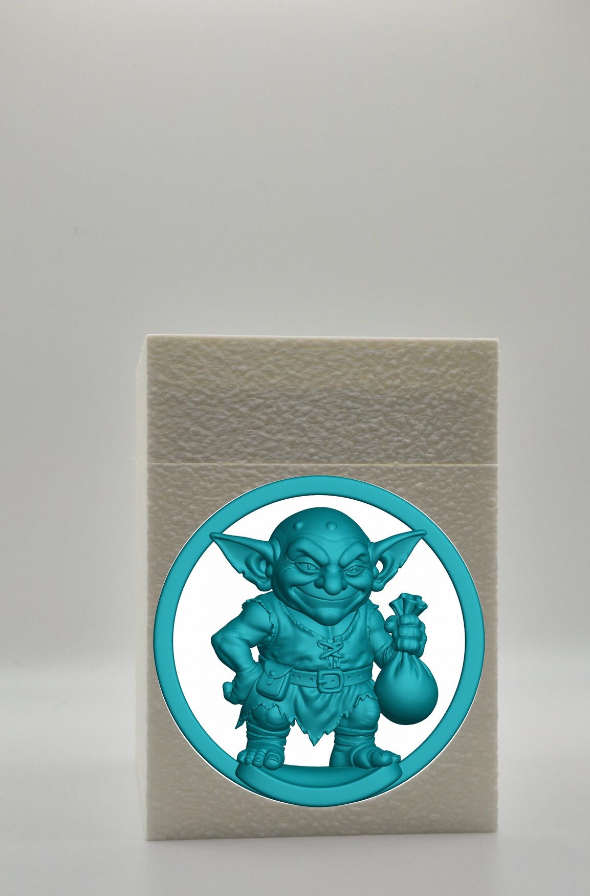 Greedy Goblin Card Box — White