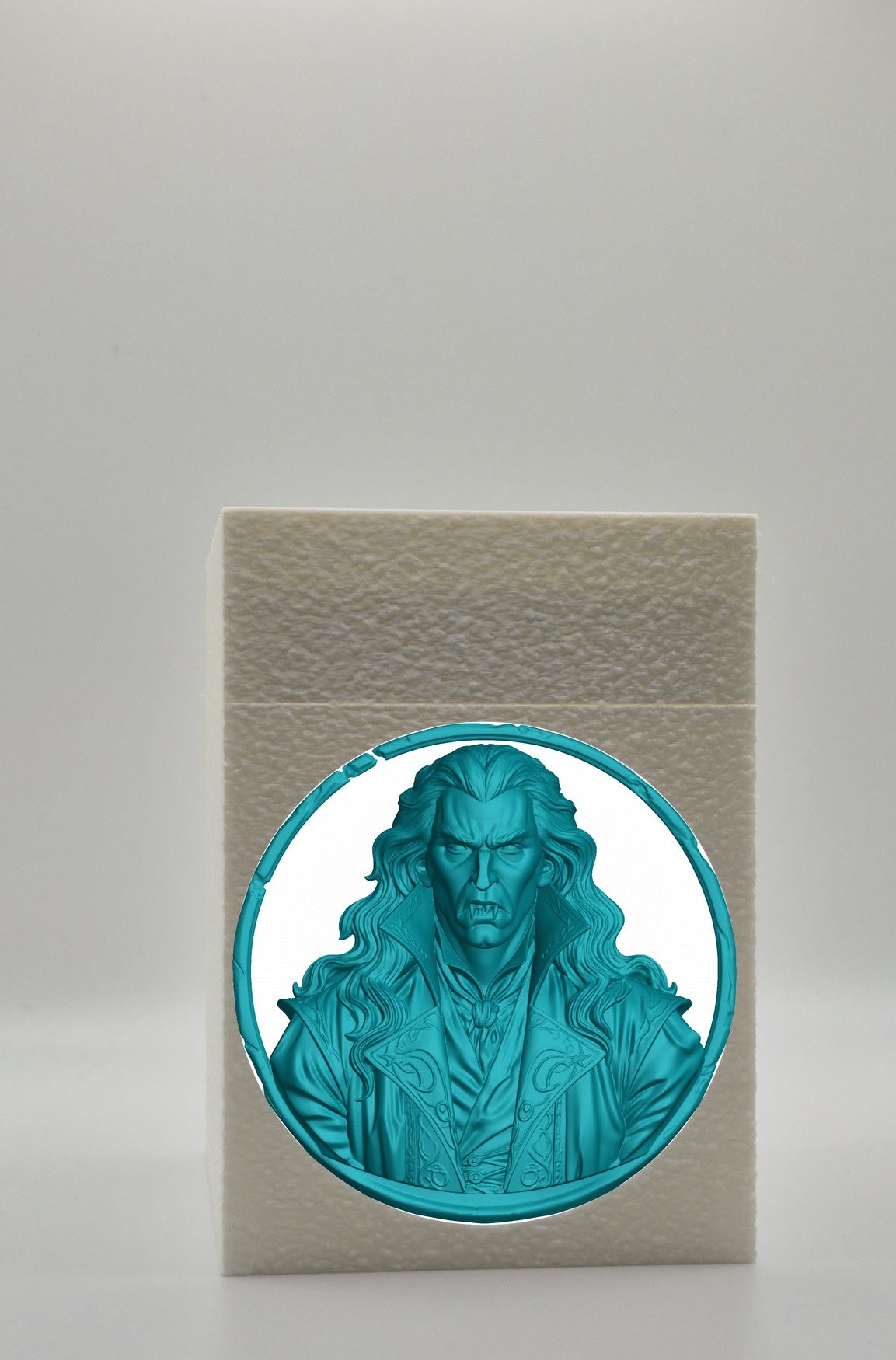 Gothic Vampire Card Box — White