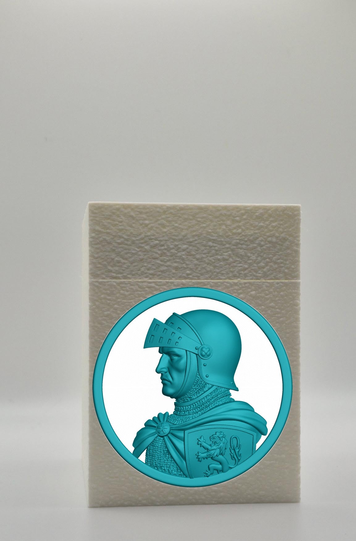 Knight Card Box — White