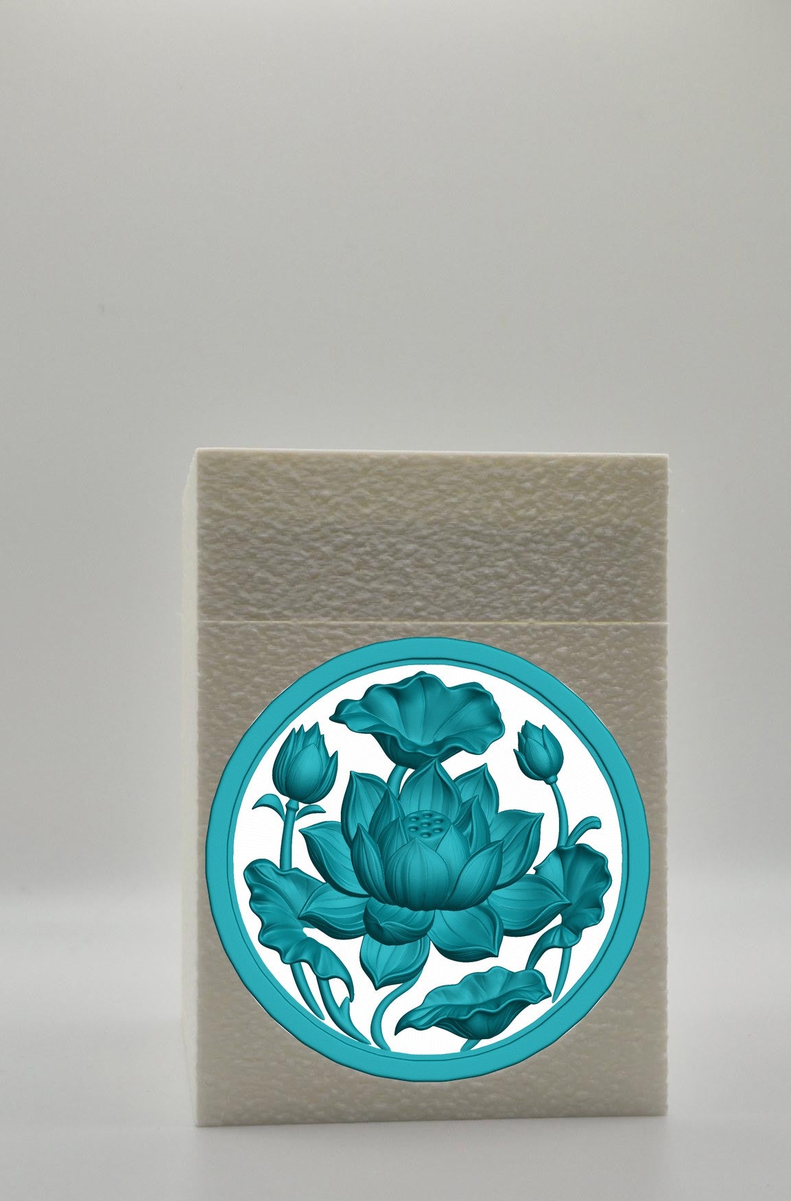 Lotus Card Box — White