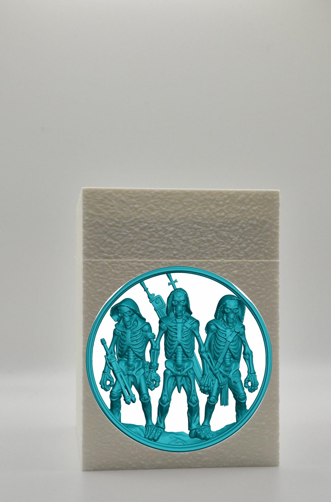 Skeleton Army Card Box — White