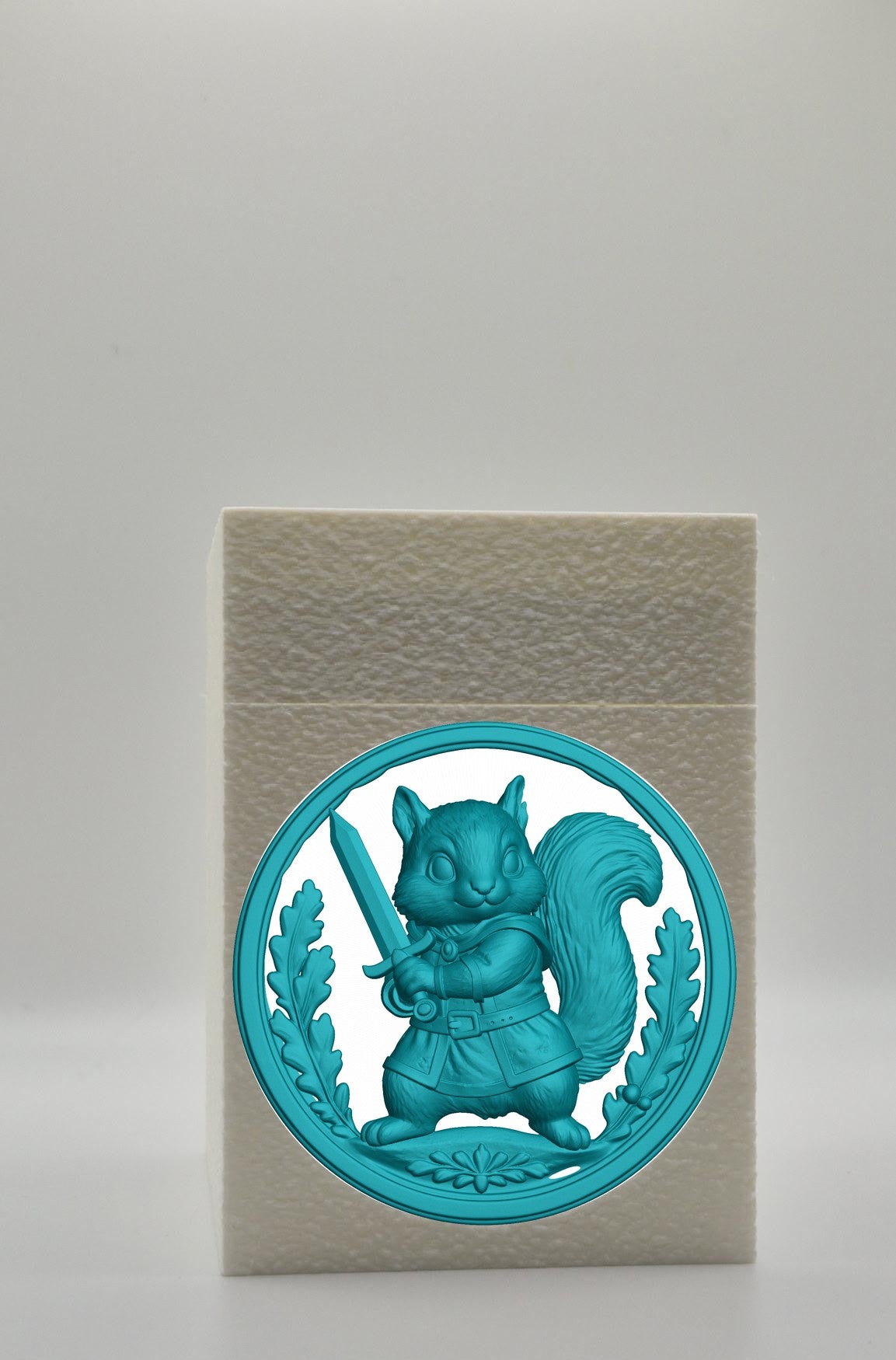 Squirrel Card Box — White