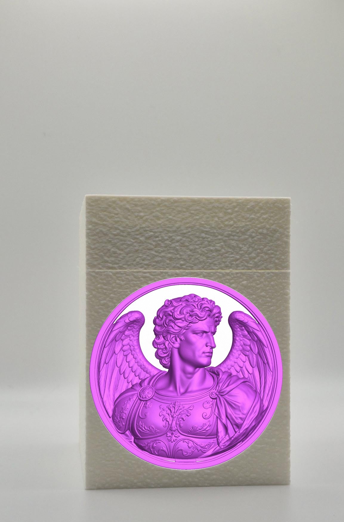 Angel Card Box — White
