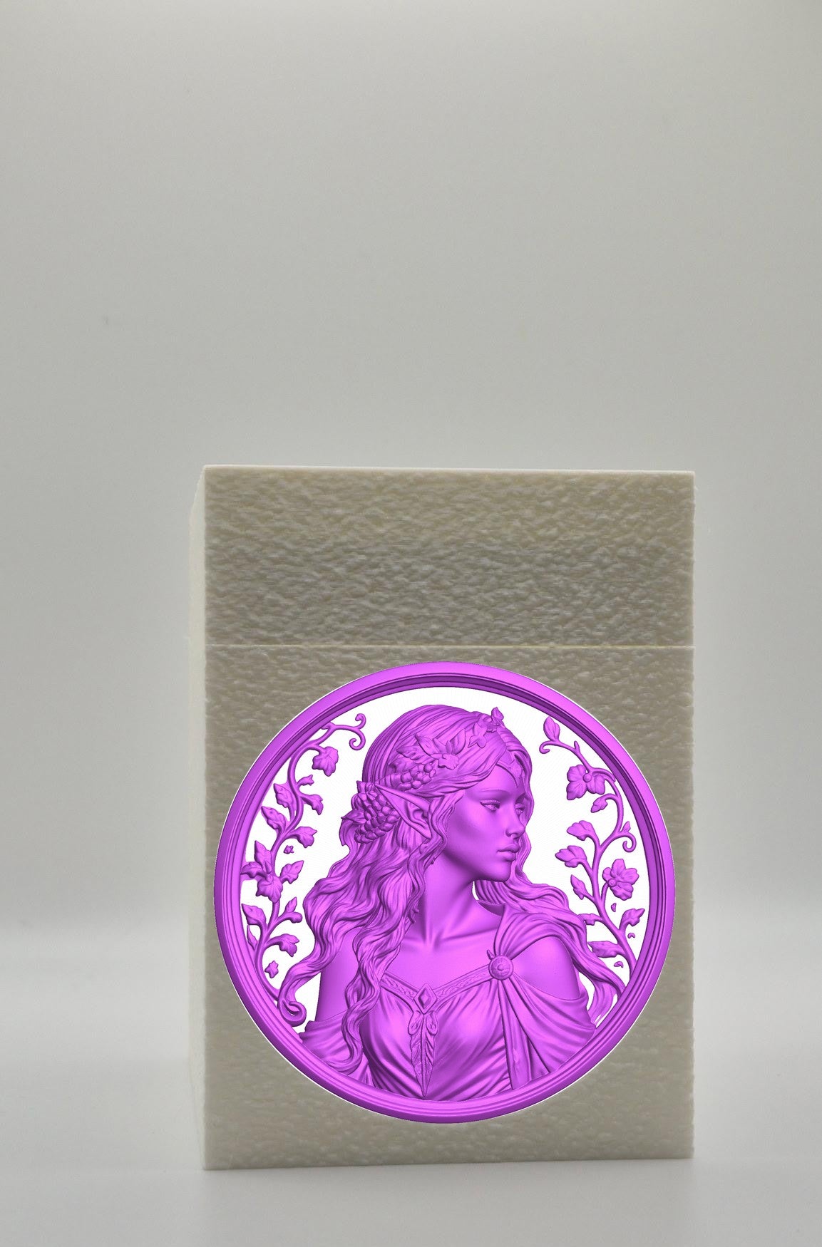 Elf Maiden Card Box — White