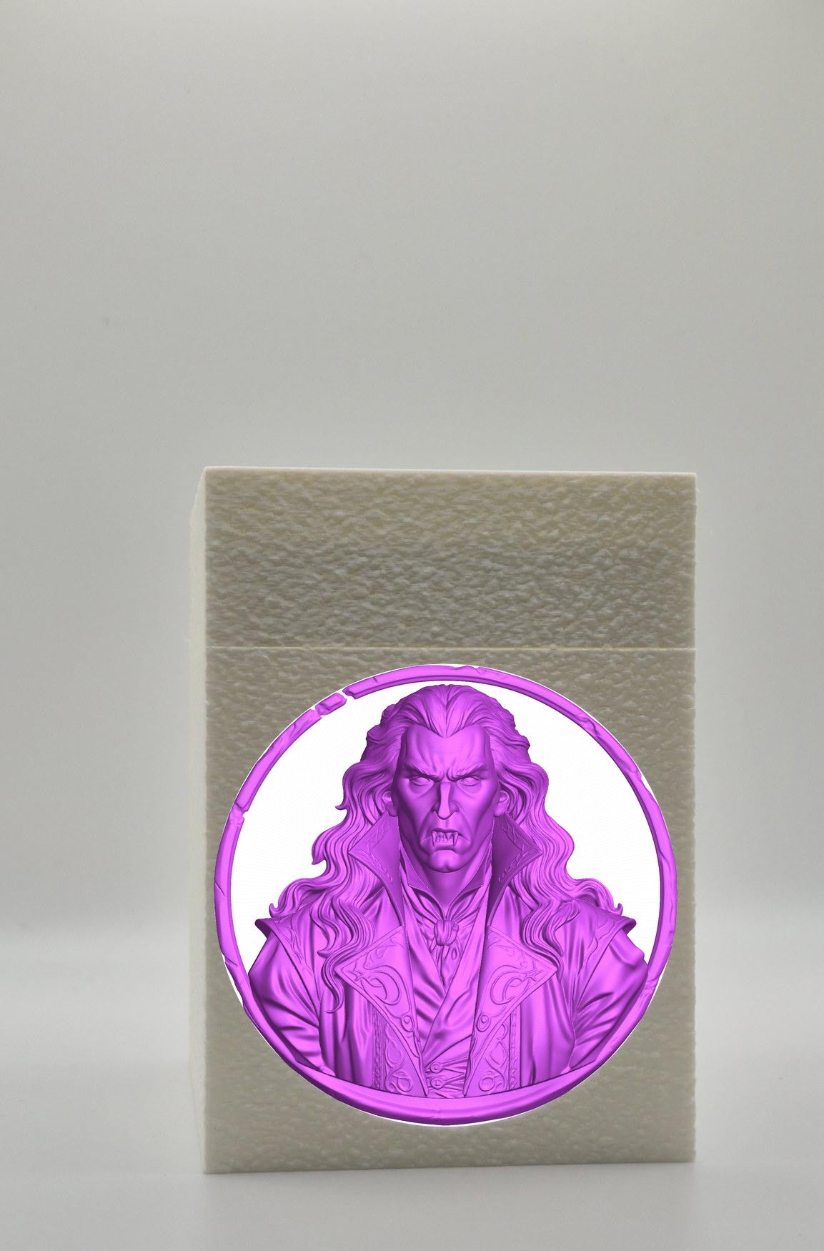 Gothic Vampire Card Box — White