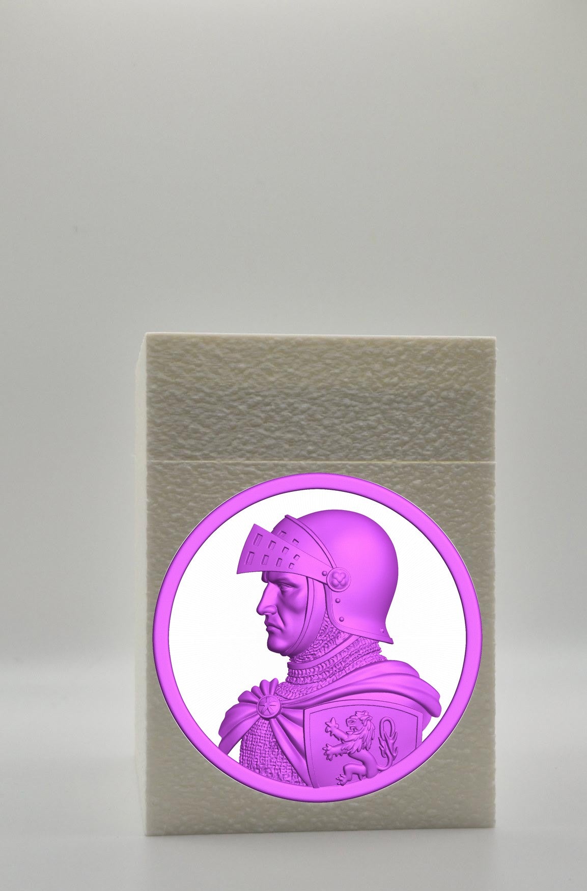 Knight Card Box — White