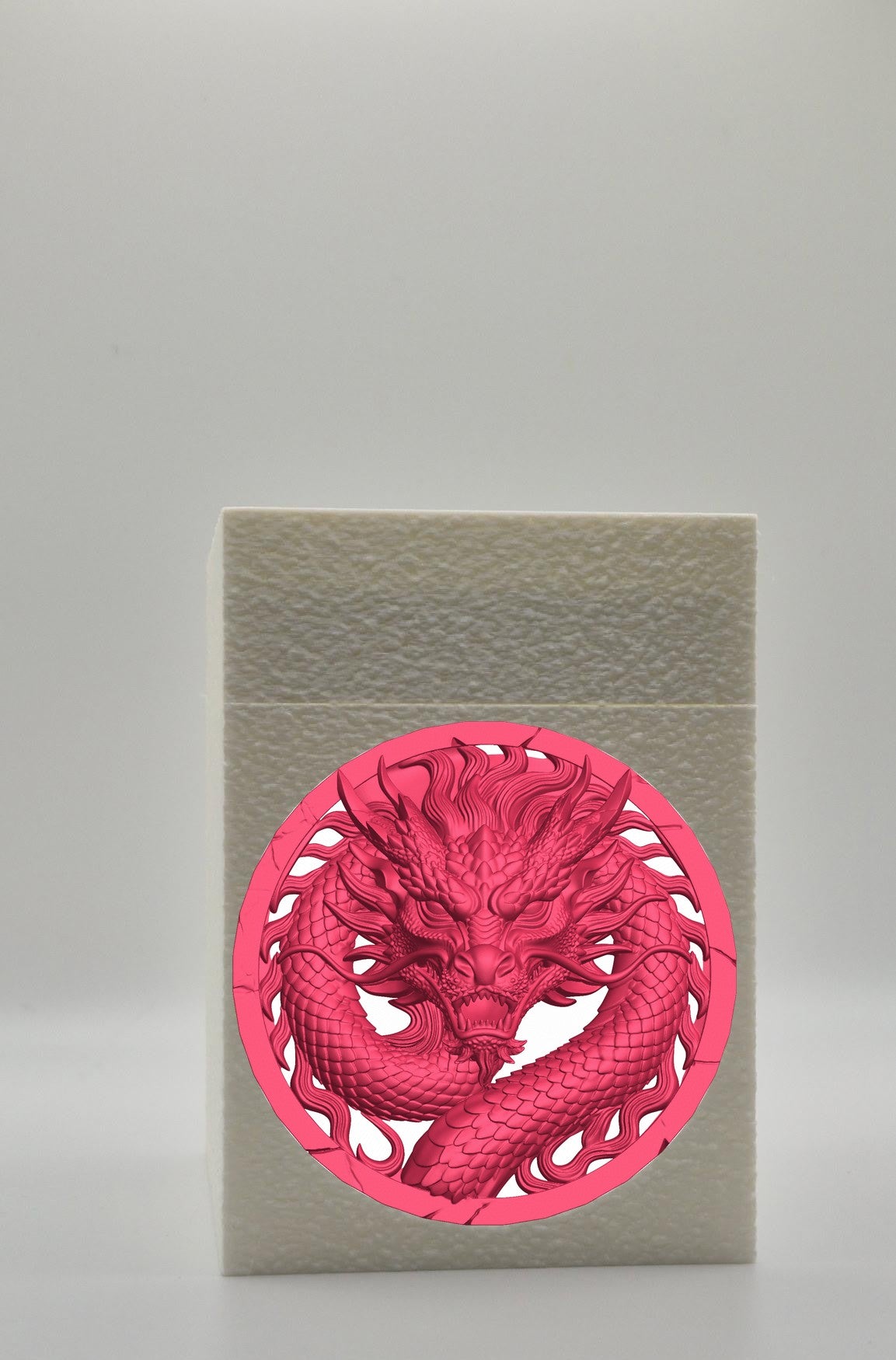 Dragon Card Box — White