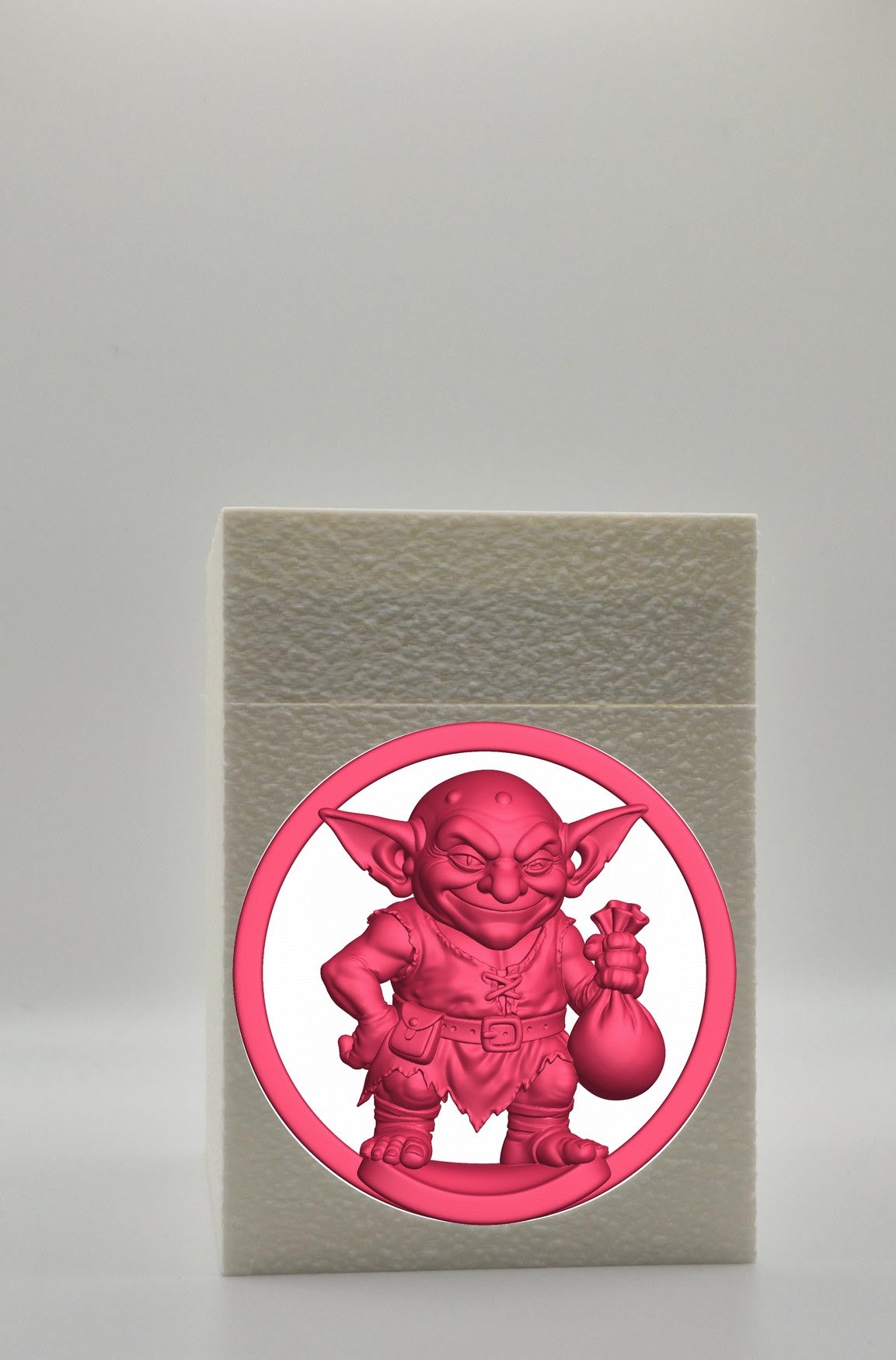 Greedy Goblin Card Box — White