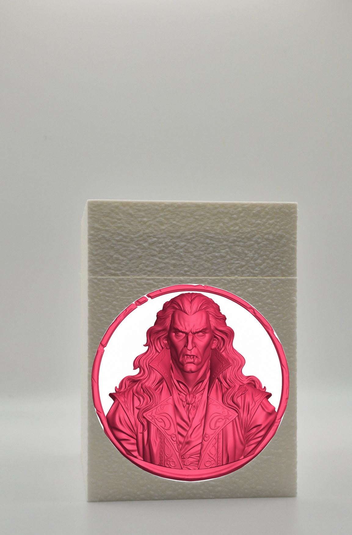 Gothic Vampire Card Box — White
