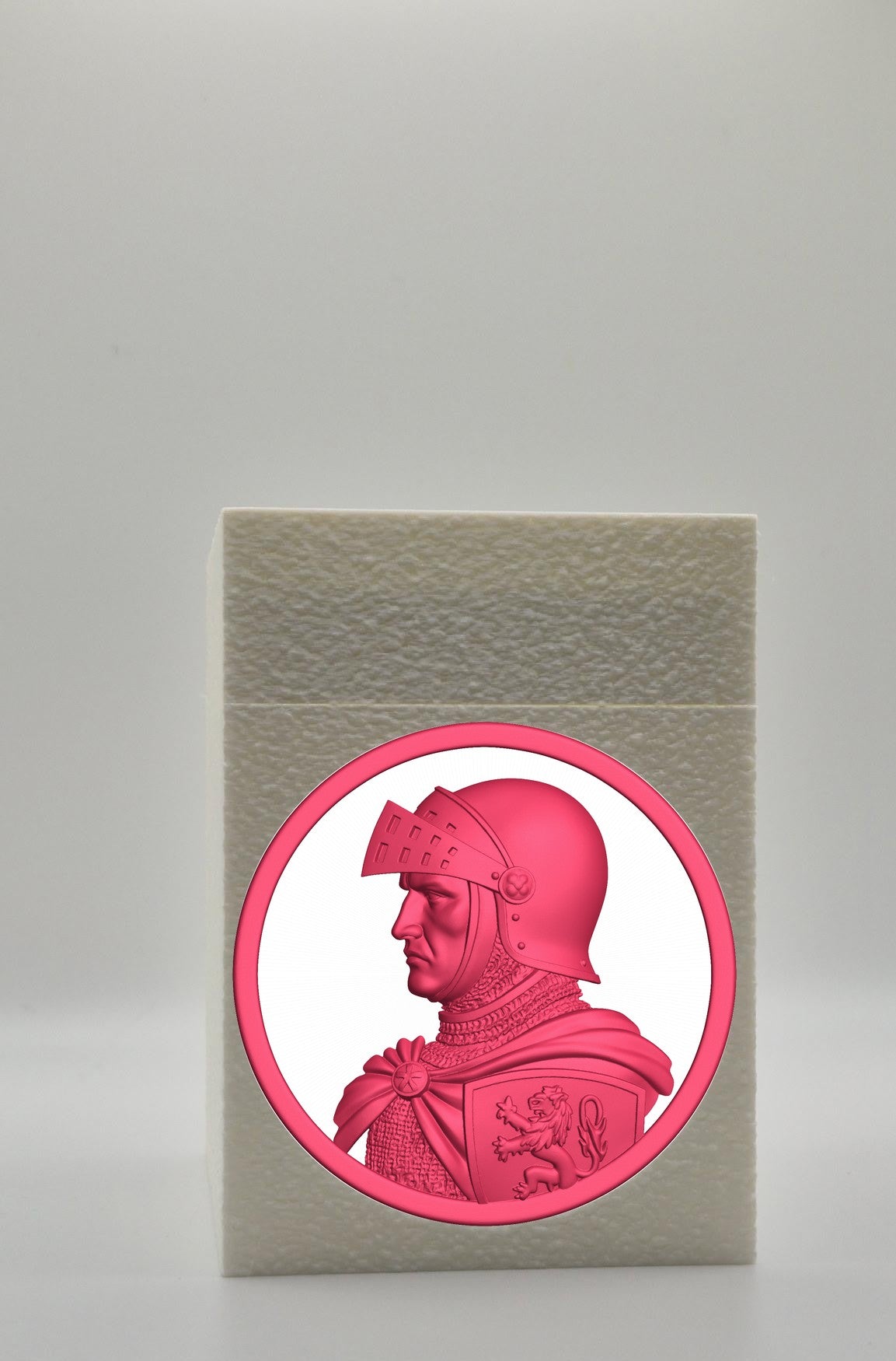 Knight Card Box — White