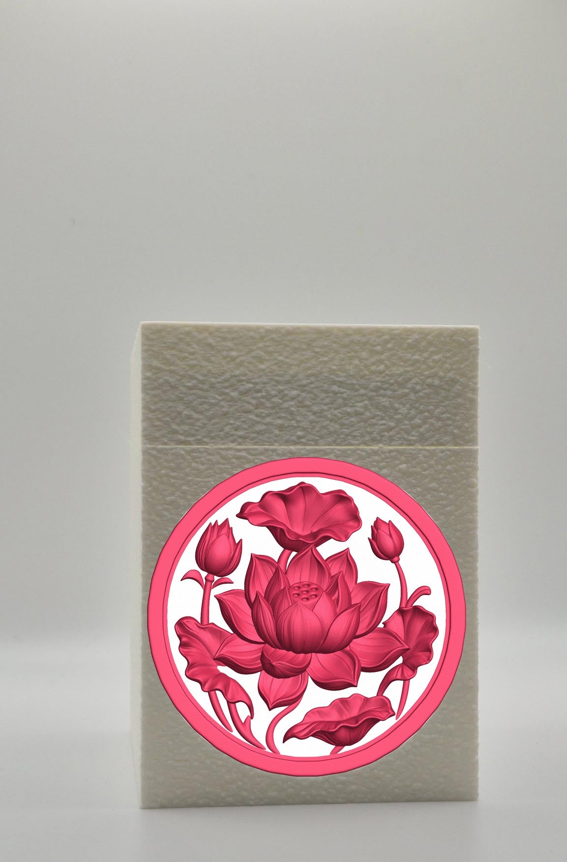 Lotus Card Box — White