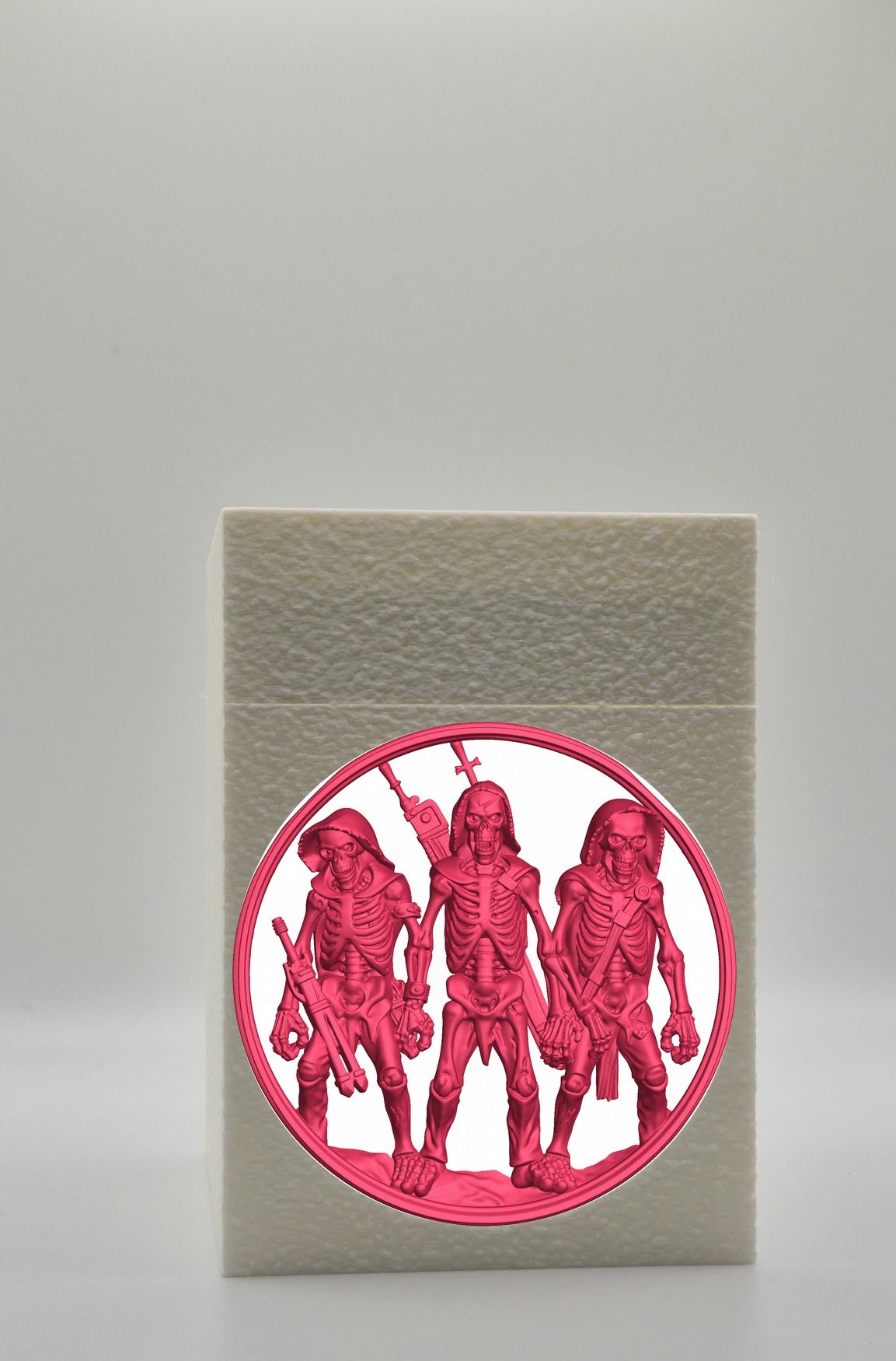 Skeleton Army Card Box — White