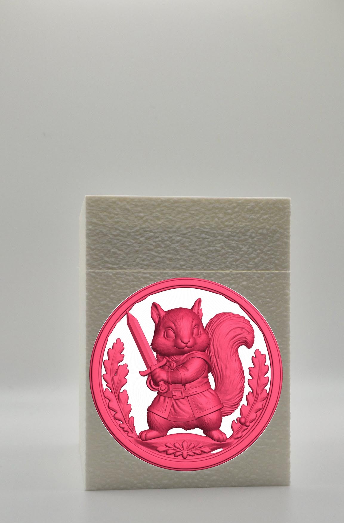 Squirrel Card Box — White